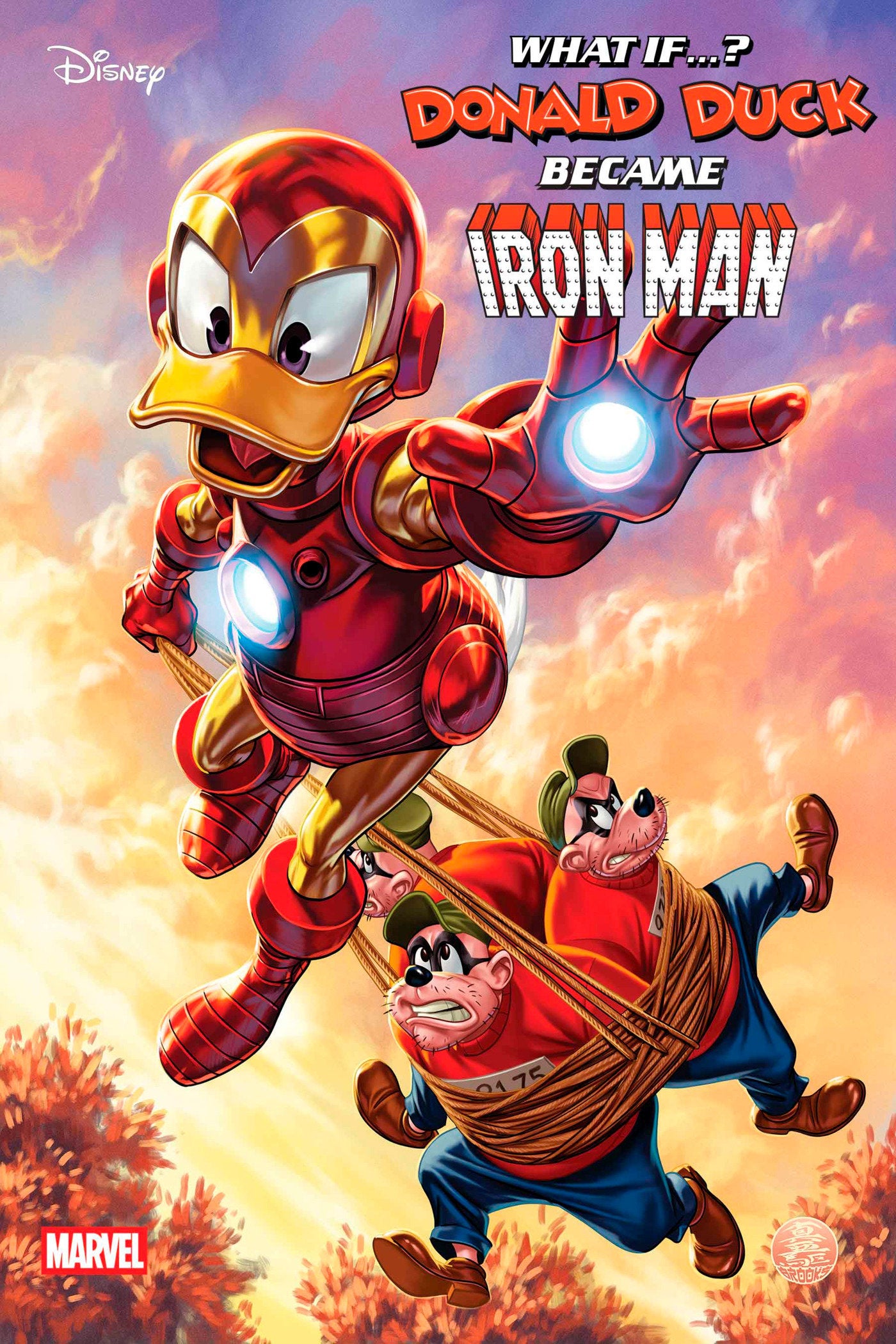 Marvel & Disney: What If...? Donald Duck Became Iron Man #1 Mark Brooks Variant | Dragon's Lair Comics and Fantasy Houston TX