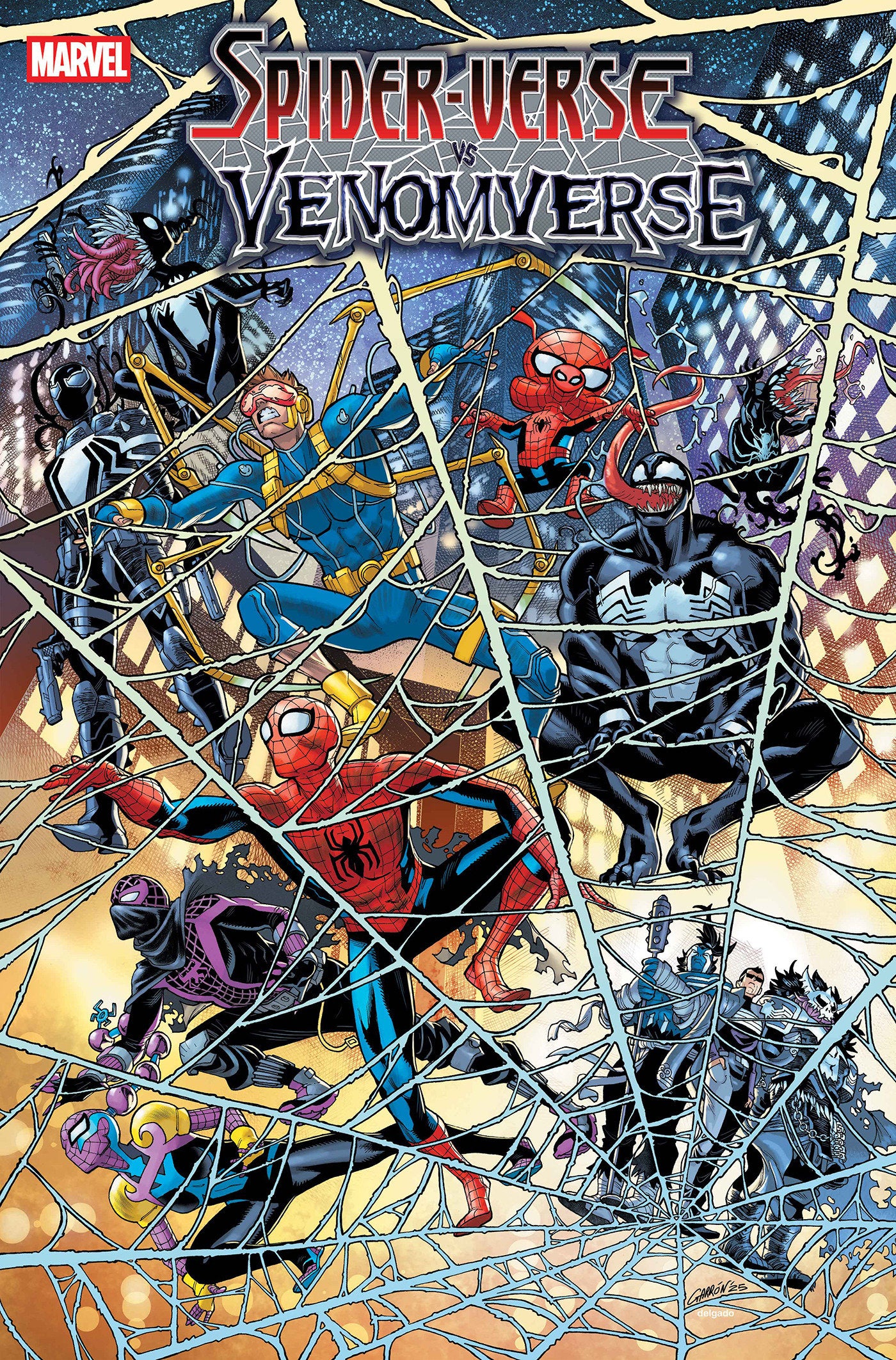 Spider-Verse vs. Venomverse #1 Javier Garron Foil Variant | Dragon's Lair Comics and Fantasy Houston TX