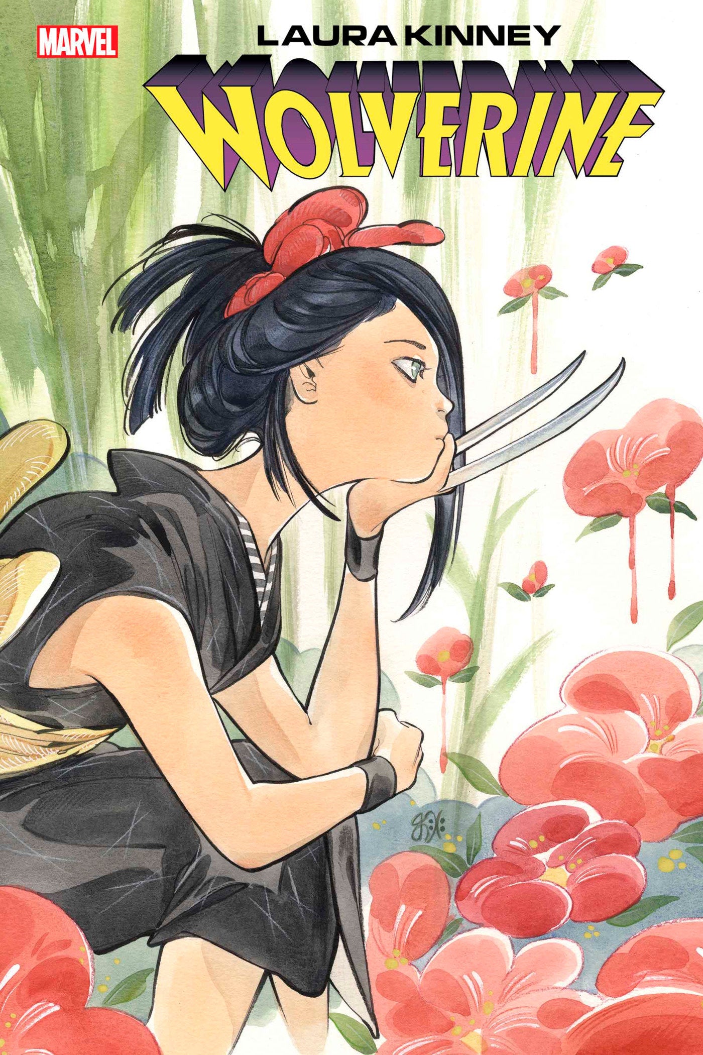 Laura Kinney: Wolverine #4 Peach Momoko Kimono Variant | Dragon's Lair Comics and Fantasy Houston TX