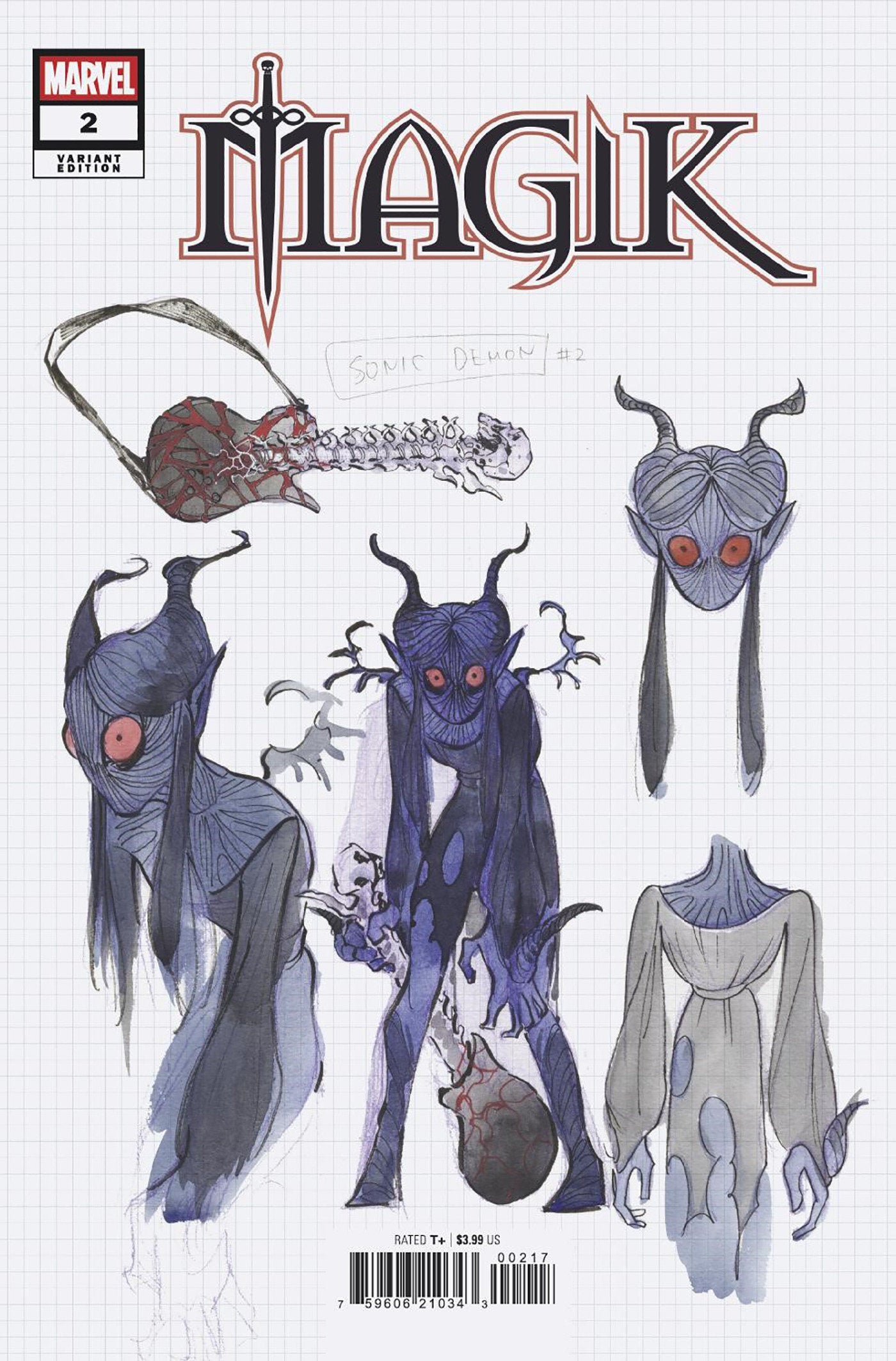 Magik #2 Peach Momoko Design Variant | Dragon's Lair Comics and Fantasy Houston TX