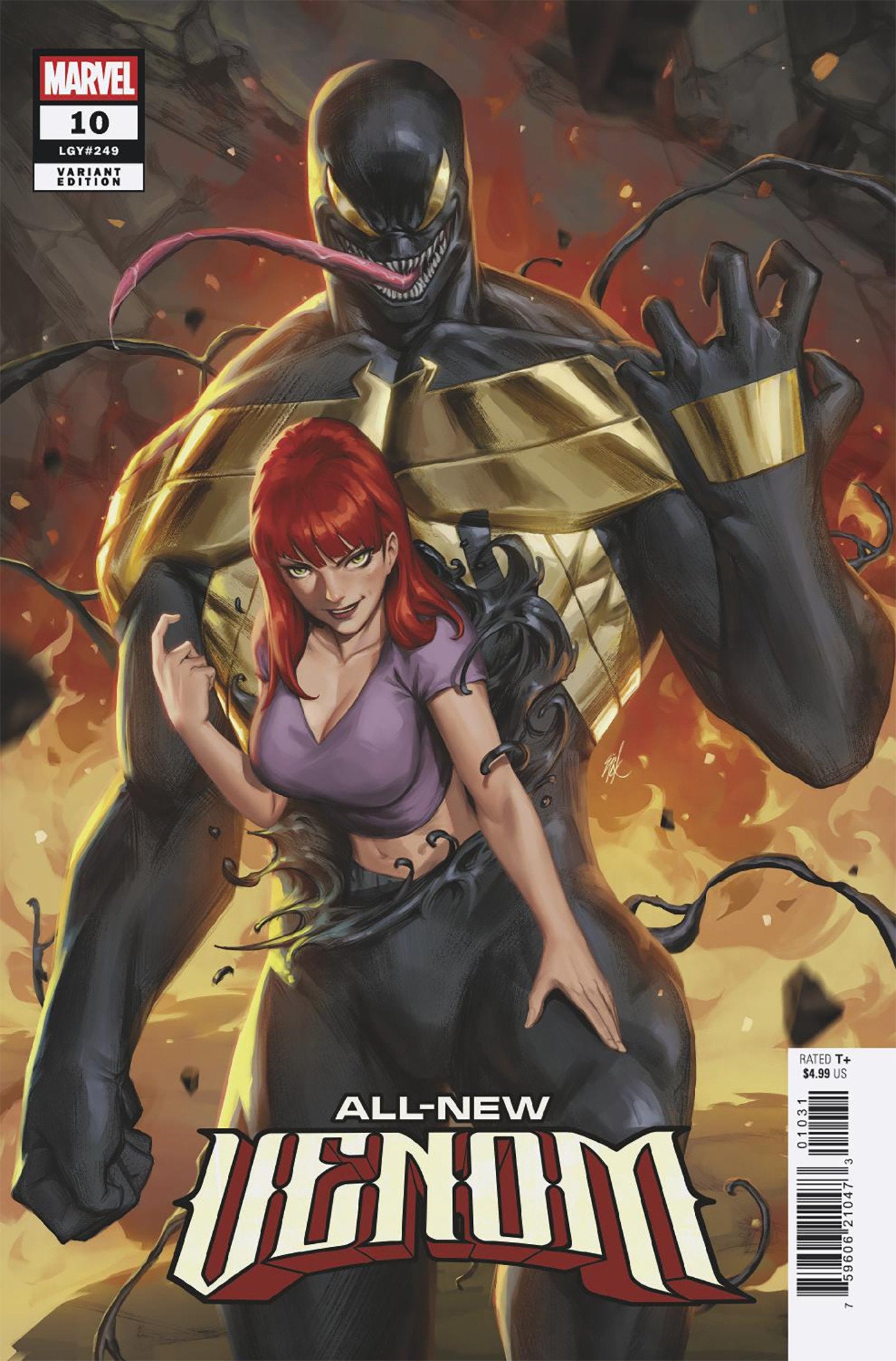All New Venom #10 Ejikure Venom Variant | Dragon's Lair Comics and Fantasy Houston TX