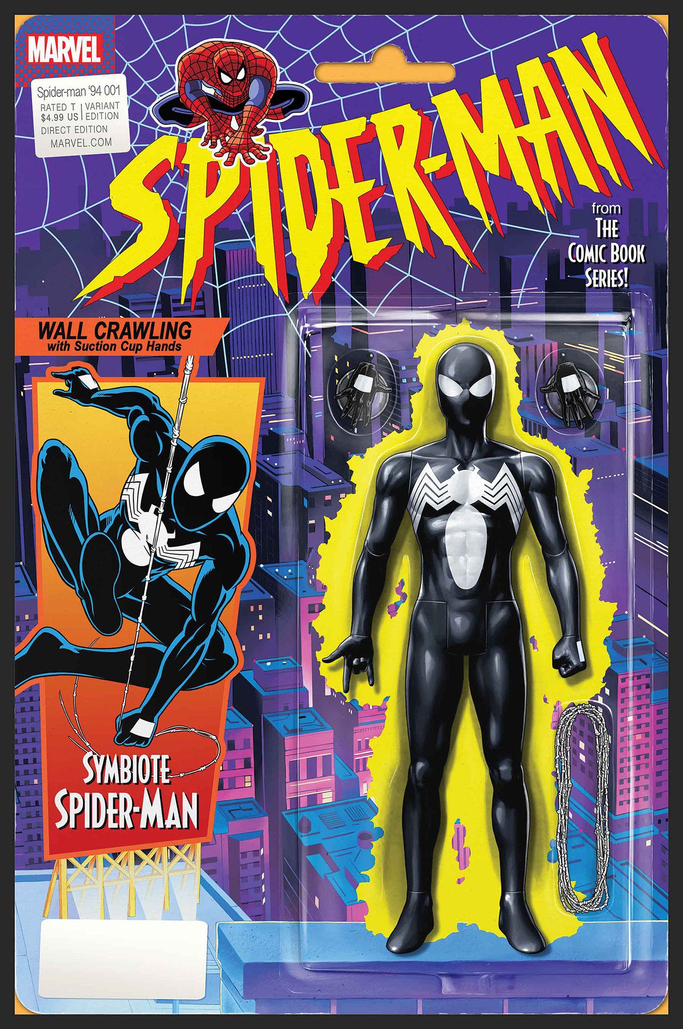 Spider Man '94 #1 John Tyler Christopher Action Figure Variant | Dragon's Lair Comics and Fantasy Houston TX