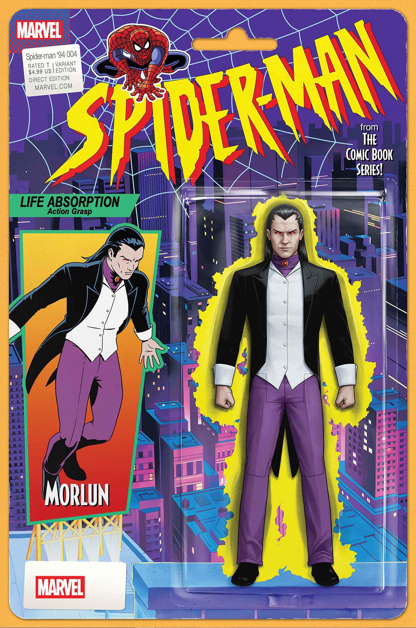 Spider-Man '94 #4 John Tyler Christopher Action Figure Variant | Dragon's Lair Comics and Fantasy Houston TX
