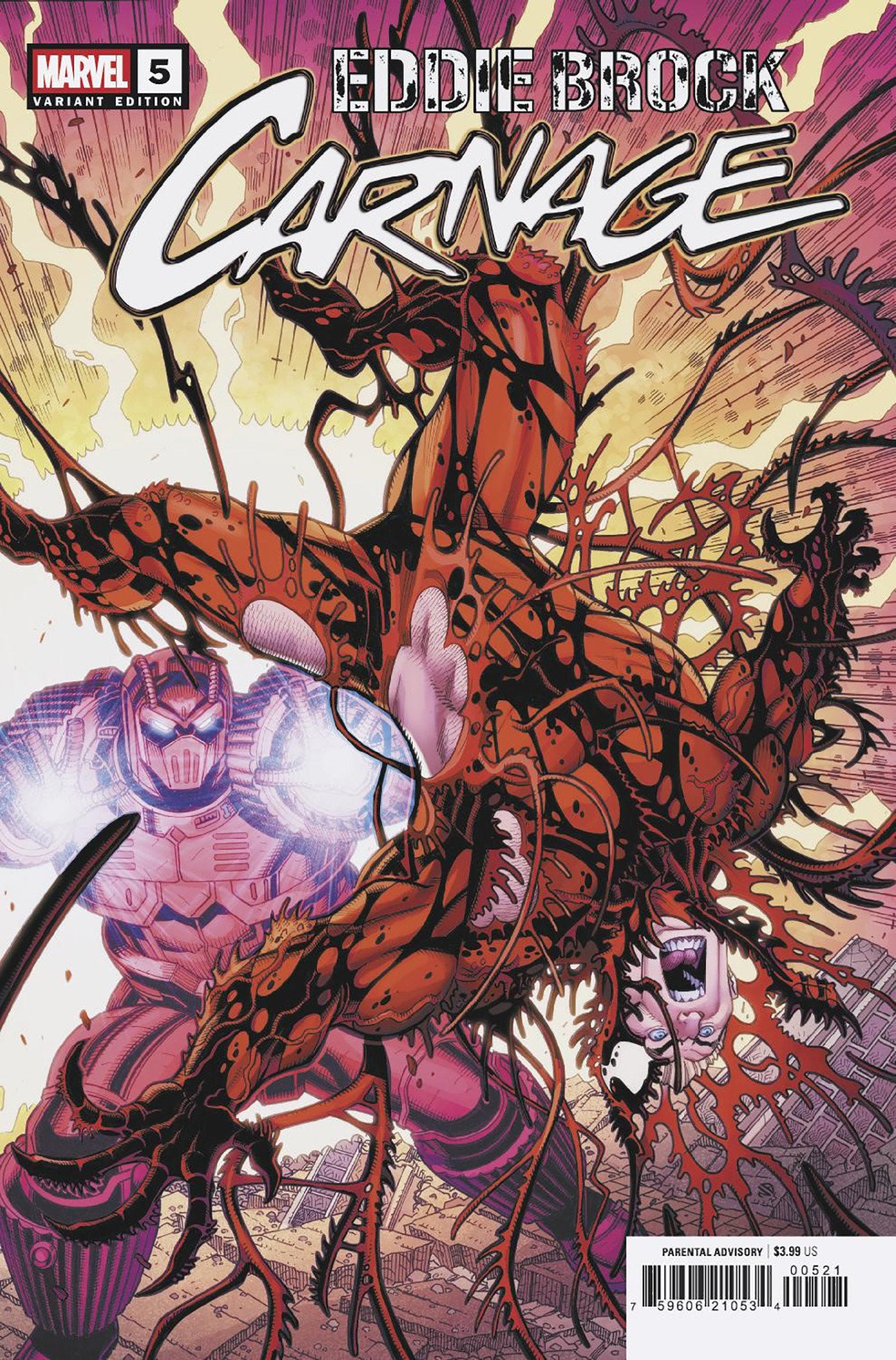 Eddie Brock: Carnage #5 Nick Bradshaw Bring On The Bad Guys Variant | Dragon's Lair Comics and Fantasy Houston TX
