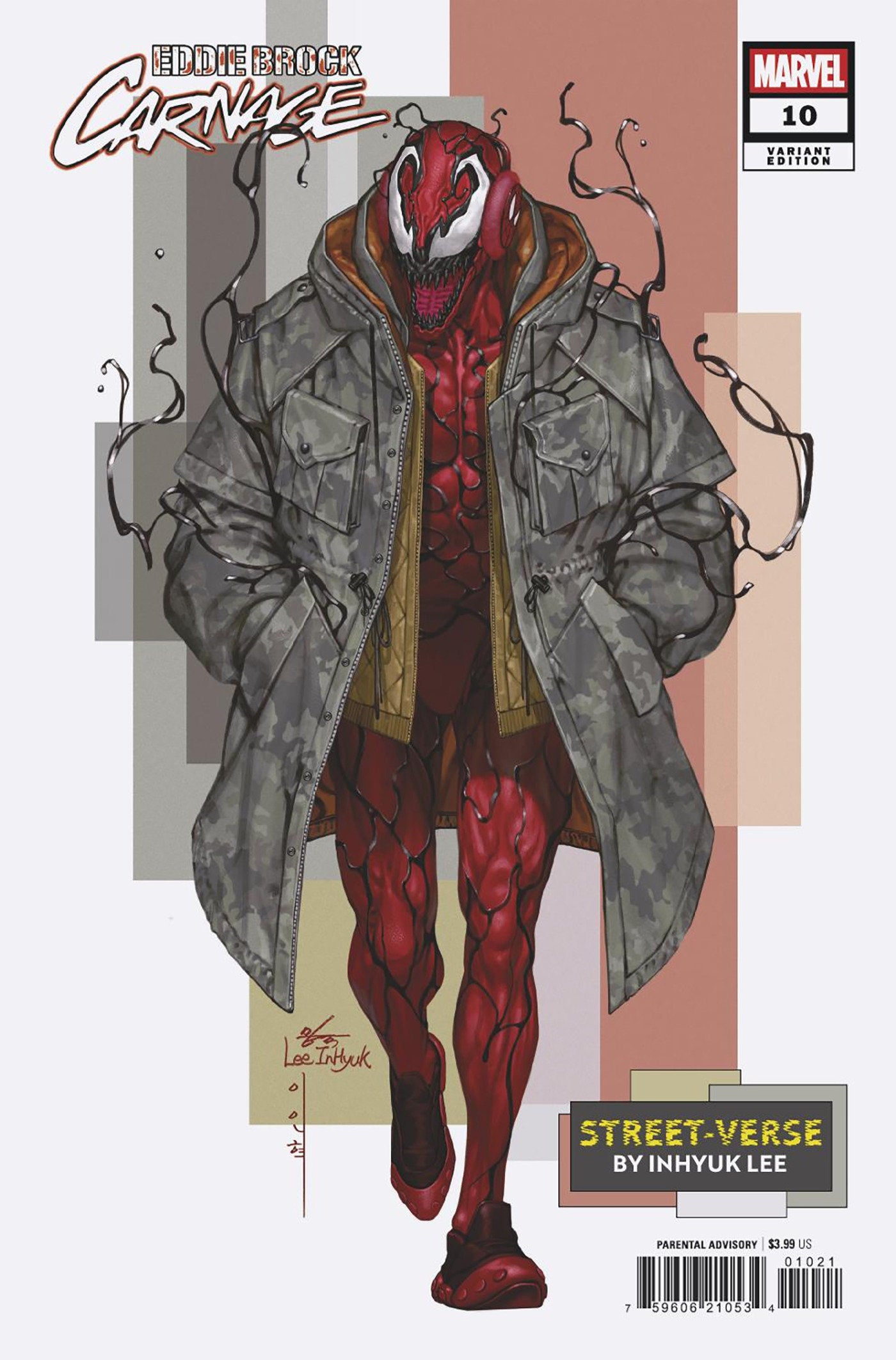 Eddie Brock: Carnage #10 Inhyuk Lee Street Verse Variant | Dragon's Lair Comics and Fantasy Houston TX