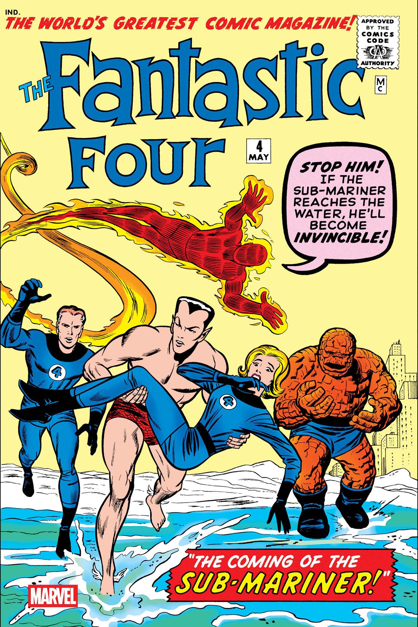 Fantastic Four #4 Facsimile Edition Foil Variant | Dragon's Lair Comics and Fantasy Houston TX