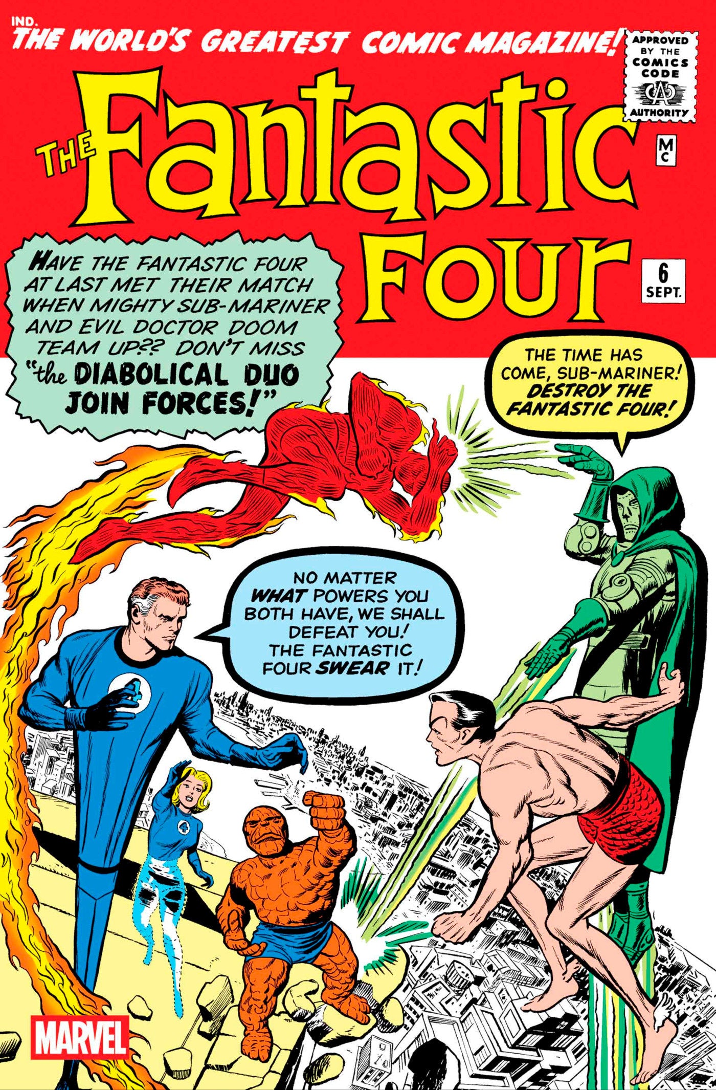 Fantastic Four #6 Facsimile Edition | Dragon's Lair Comics and Fantasy Houston TX