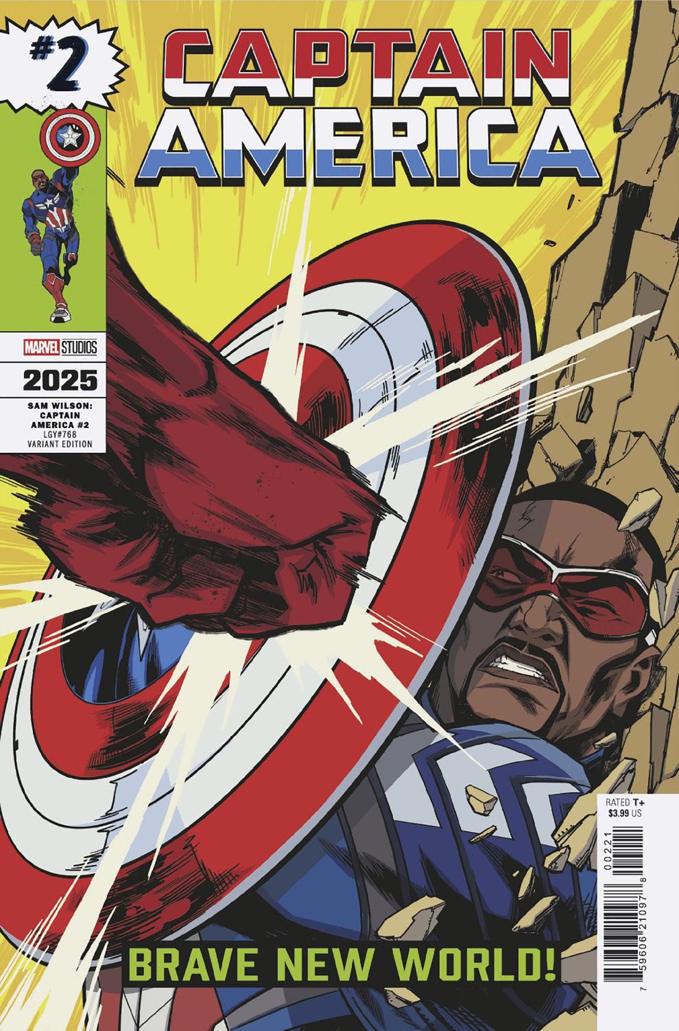 Sam Wilson, Captain America #2 Khary Randolph Marvel Studios Variant | Dragon's Lair Comics and Fantasy Houston TX