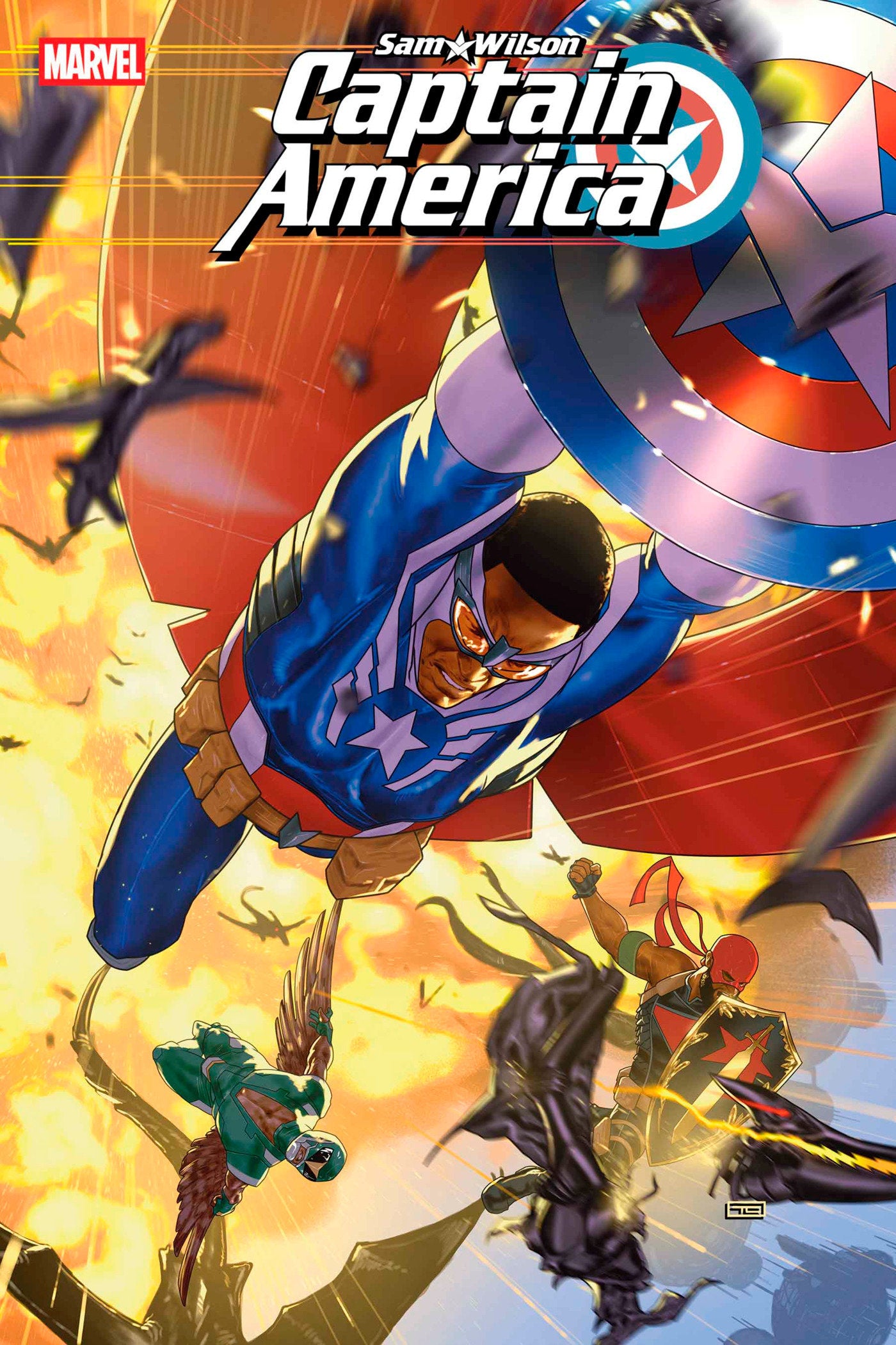 Sam Wilson, Captain America #4 | Dragon's Lair Comics and Fantasy Houston TX