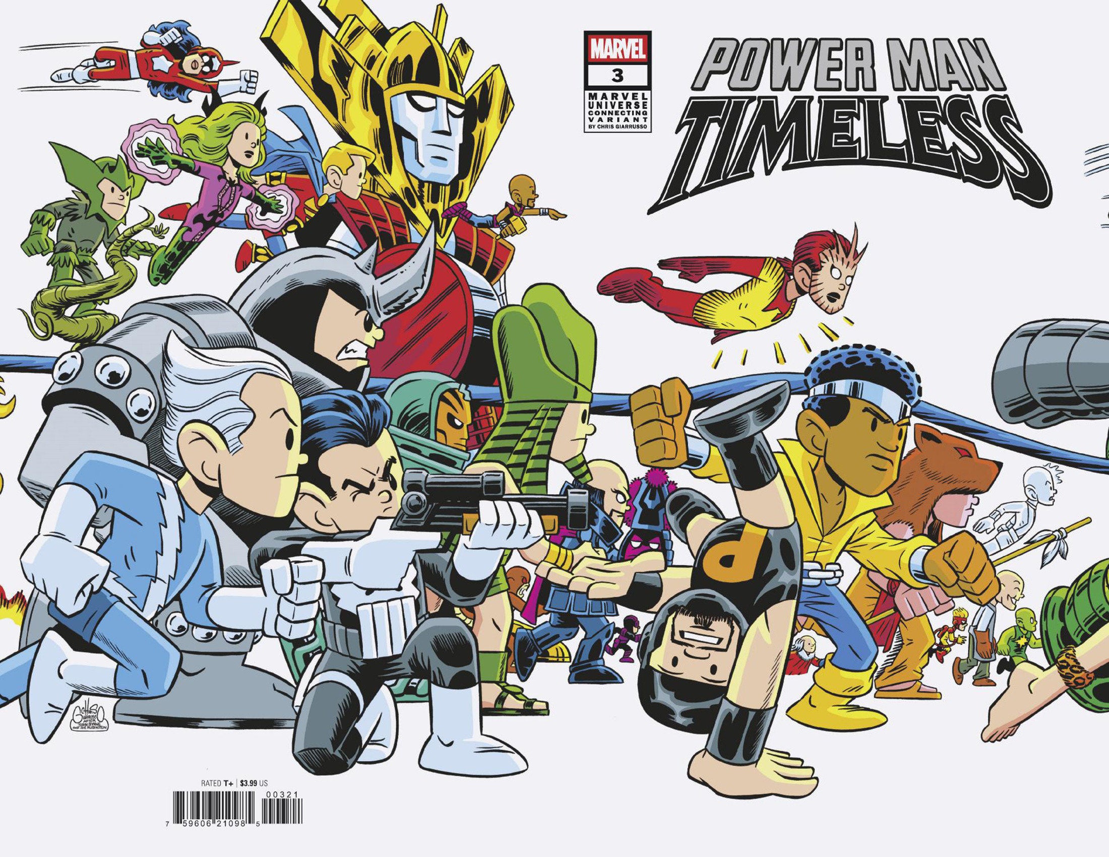 Power Man: Timeless #3 Chris Giarrusso Marvel Universe Connecting Wrap Variant J | Dragon's Lair Comics and Fantasy Houston TX