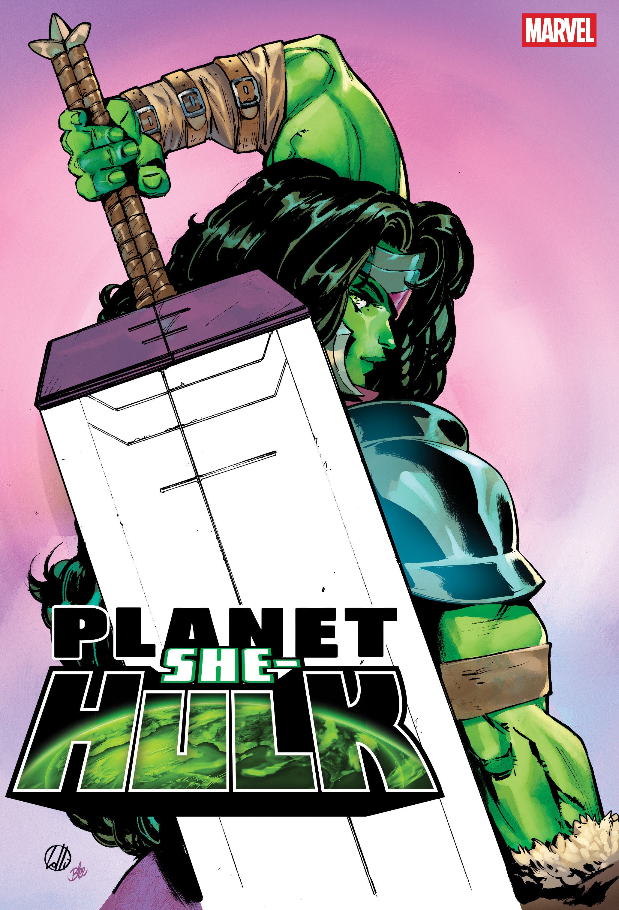Planet She Hulk #1 Matteo Lolli Foil Variant | Dragon's Lair Comics and Fantasy Houston TX