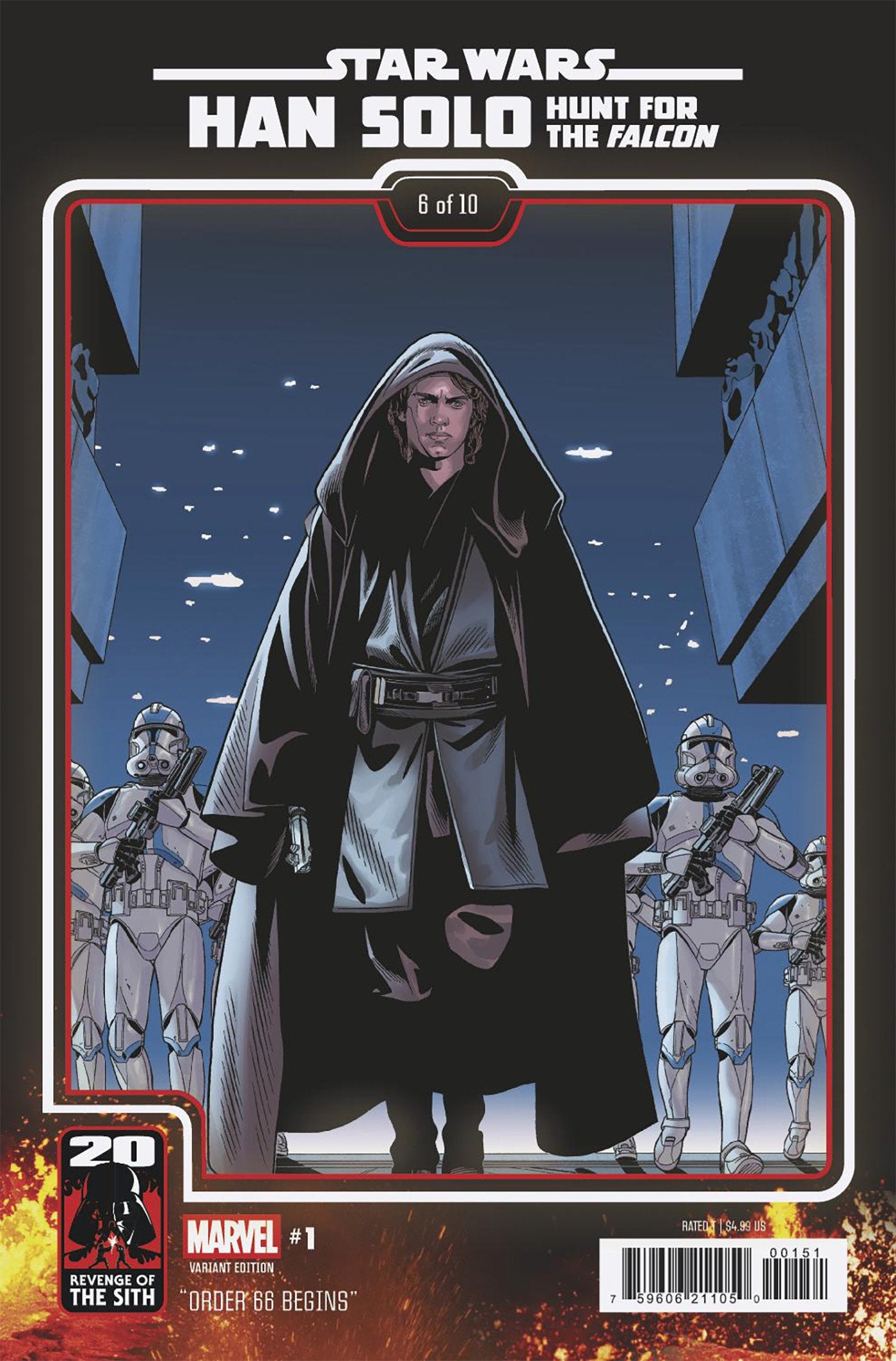 Star Wars: Han Solo   Hunt For The Falcon #1 Chris Sprouse Revenge Of The Sith 20 Th Anniversary Variant | Dragon's Lair Comics and Fantasy Houston TX