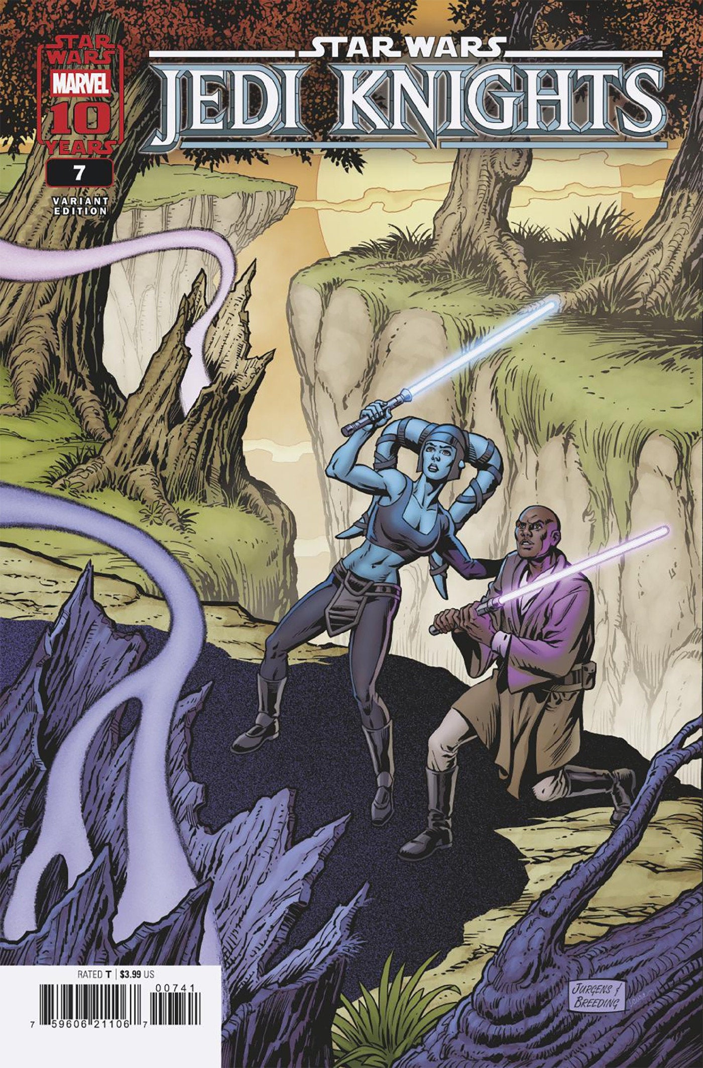 Star Wars: Jedi Knights #7 Dan Jurgens Classic Homage Variant | Dragon's Lair Comics and Fantasy Houston TX