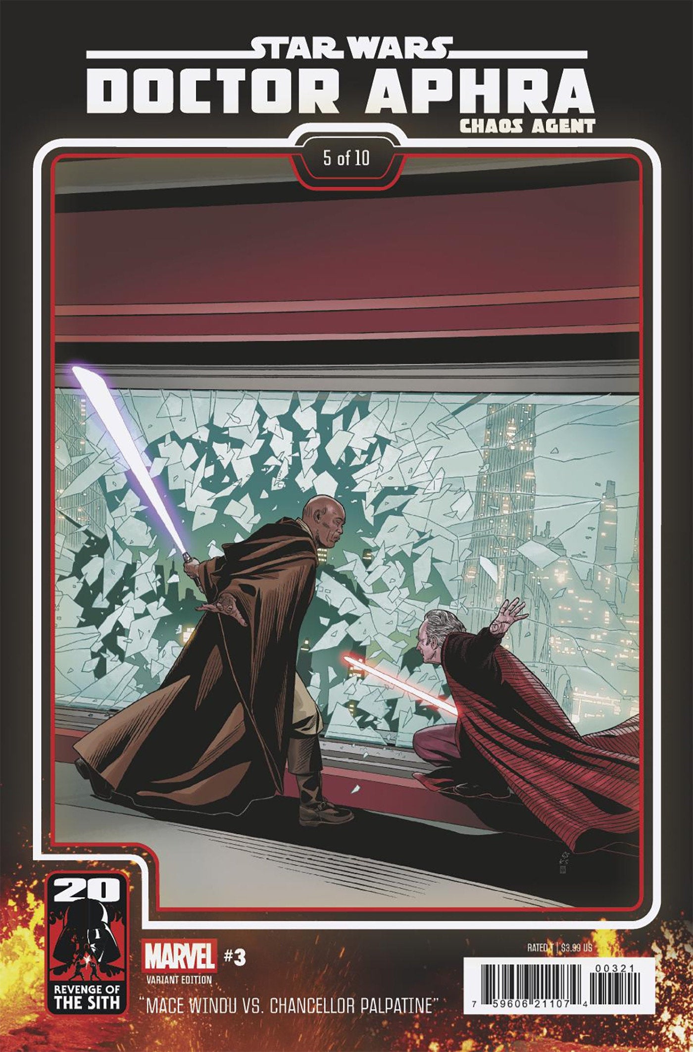 Star Wars: Doctor Aphra - Chaos Agent #3 Chris Sprouse Revenge Of The Sith 20th Anniversary Variant | Dragon's Lair Comics and Fantasy Houston TX