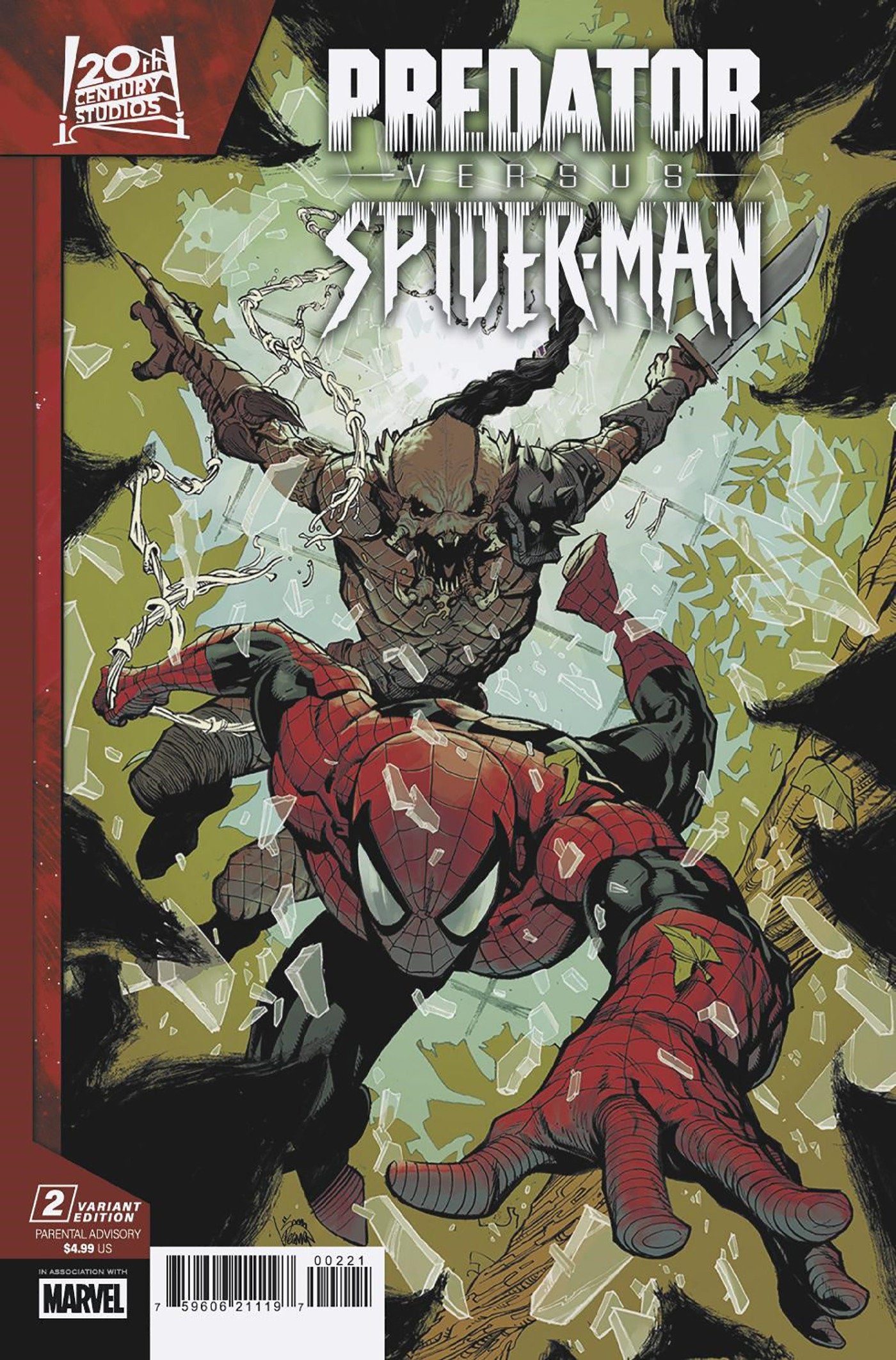 Predator vs. Spider-Man #2 Ryan Stegman Variant | Dragon's Lair Comics and Fantasy Houston TX
