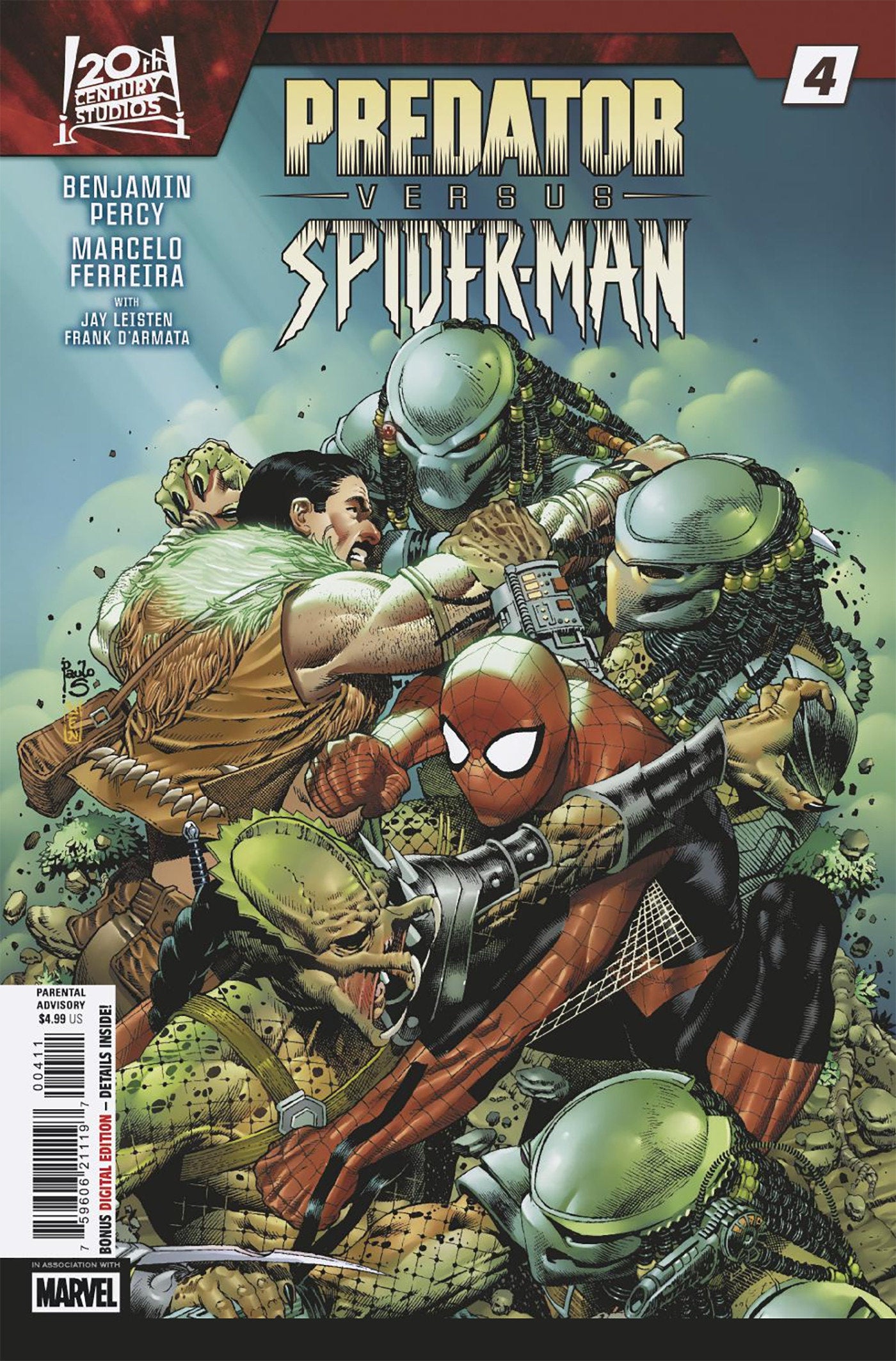 Predator vs. Spider-Man #4 | Dragon's Lair Comics and Fantasy Houston TX