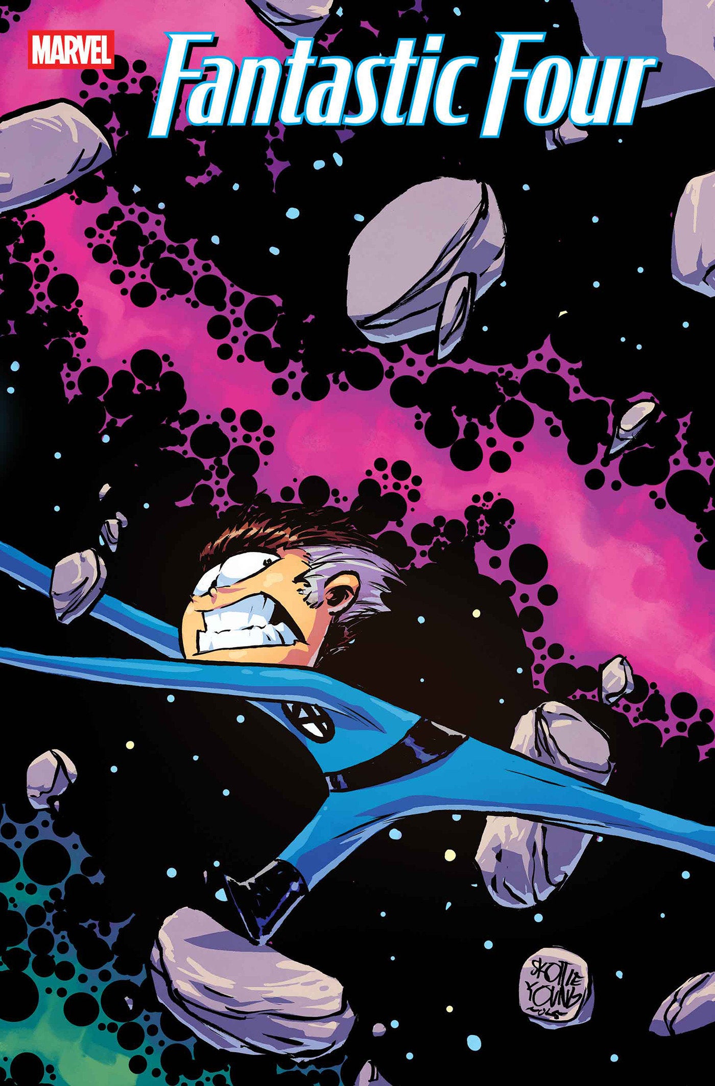 Fantastic Four #3 Skottie Young 5 Part Connecting Variant [Doom] | Dragon's Lair Comics and Fantasy Houston TX