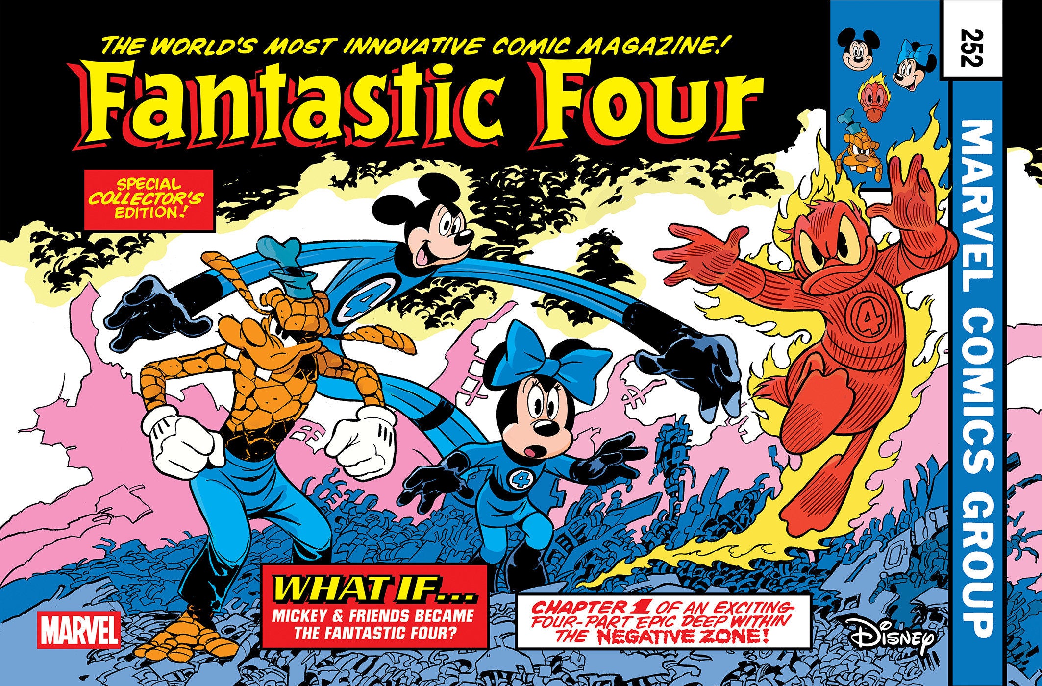 Fantastic Four #4 Andrea Freccero Disney What If? Fantastic Four Homage Variant | Dragon's Lair Comics and Fantasy Houston TX