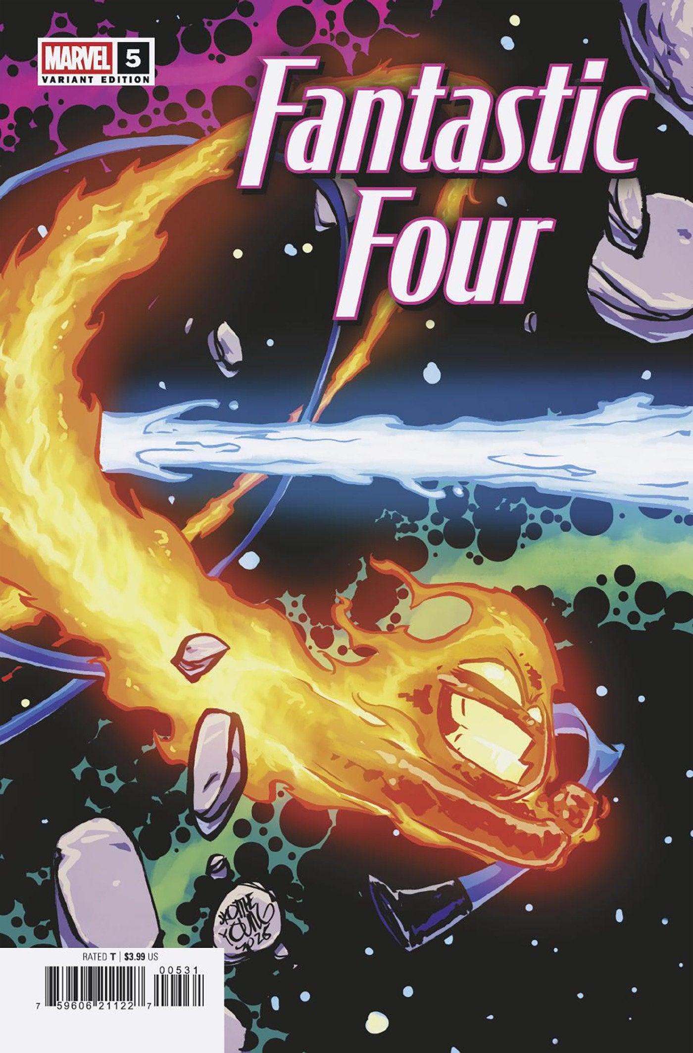 Fantastic Four #5 Skottie Young 5 Part Connecting Variant | Dragon's Lair Comics and Fantasy Houston TX
