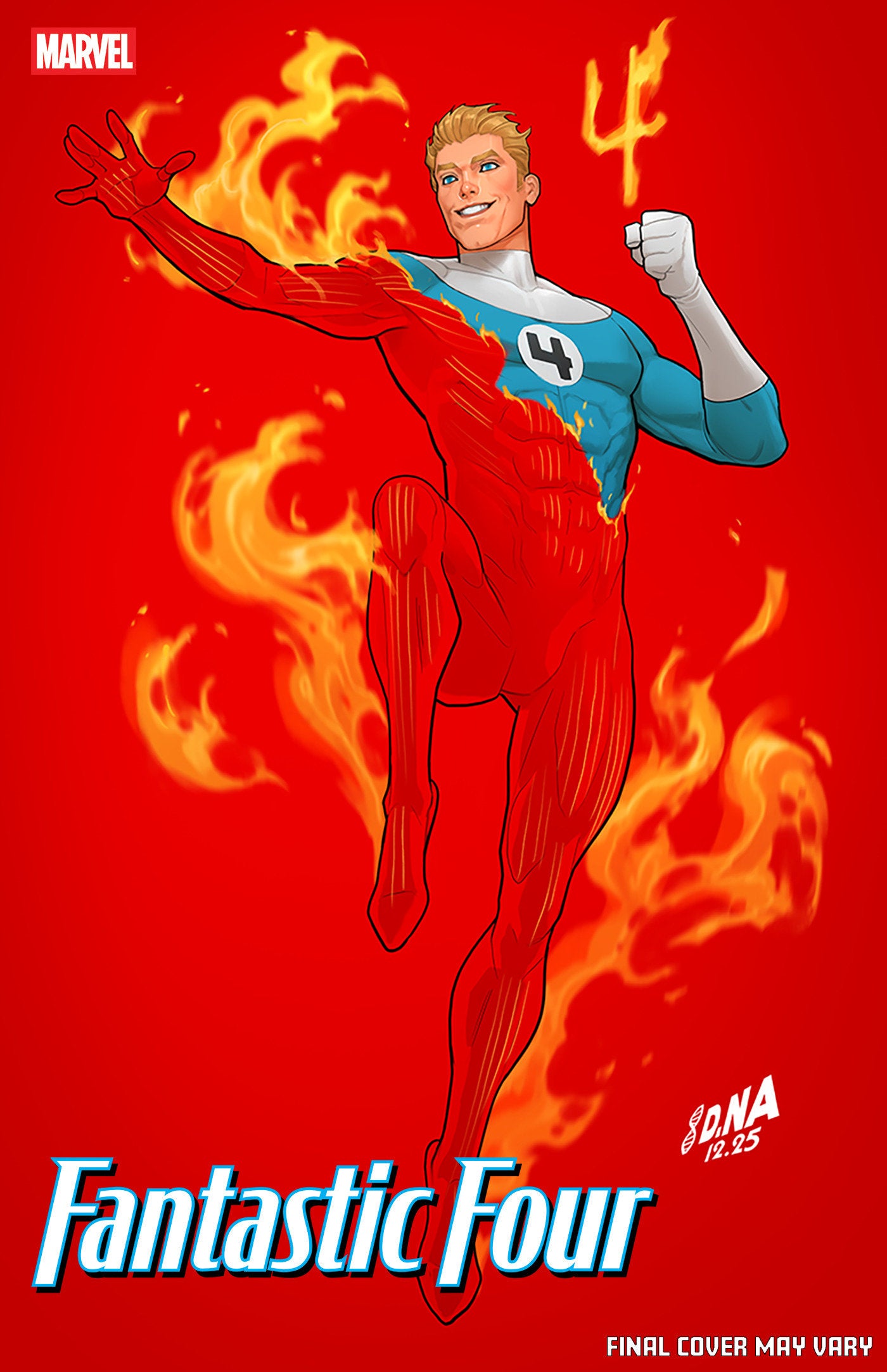 Fantastic Four #8 David Nakayama Color Block Red Variant | Odin's Place