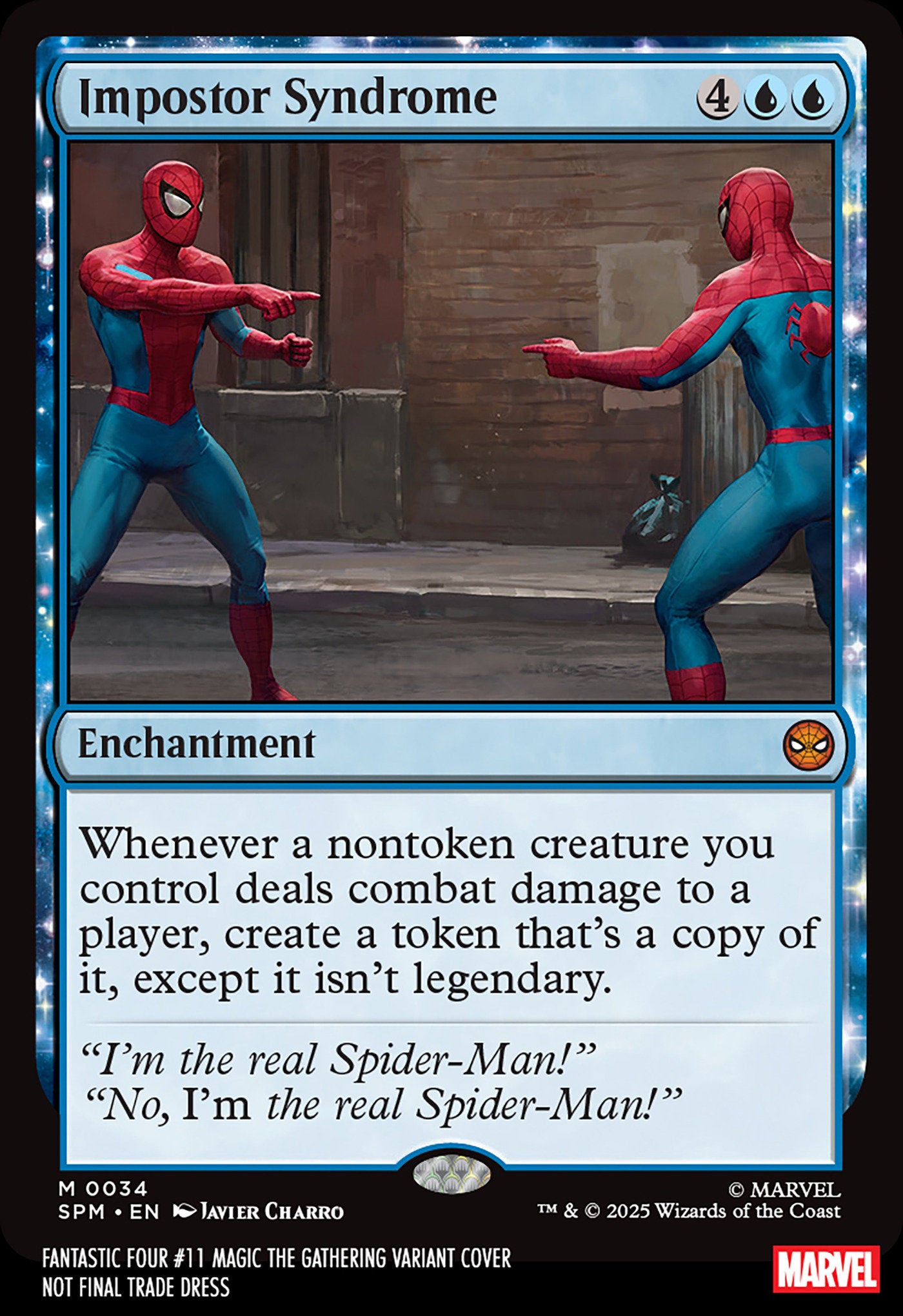Fantastic Four #11 Javier Charro Magic: The Gathering Variant | Odin's Place