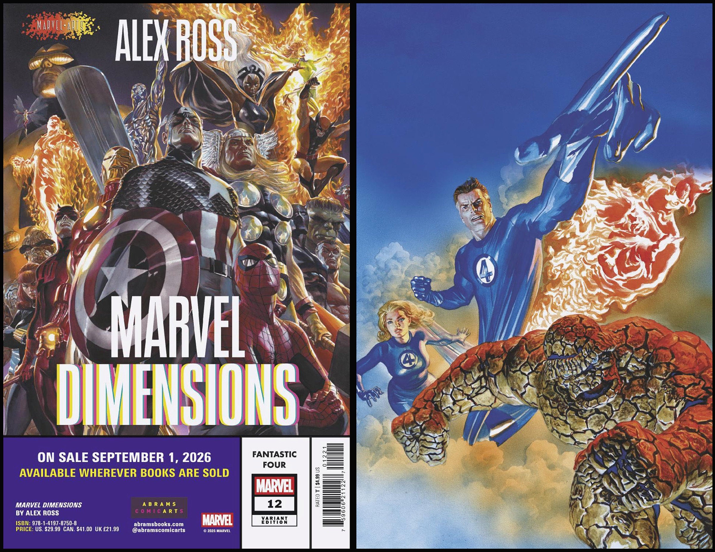 Fantastic Four #12 Alex Ross Marvel Dimensions Variant | Odin's Place