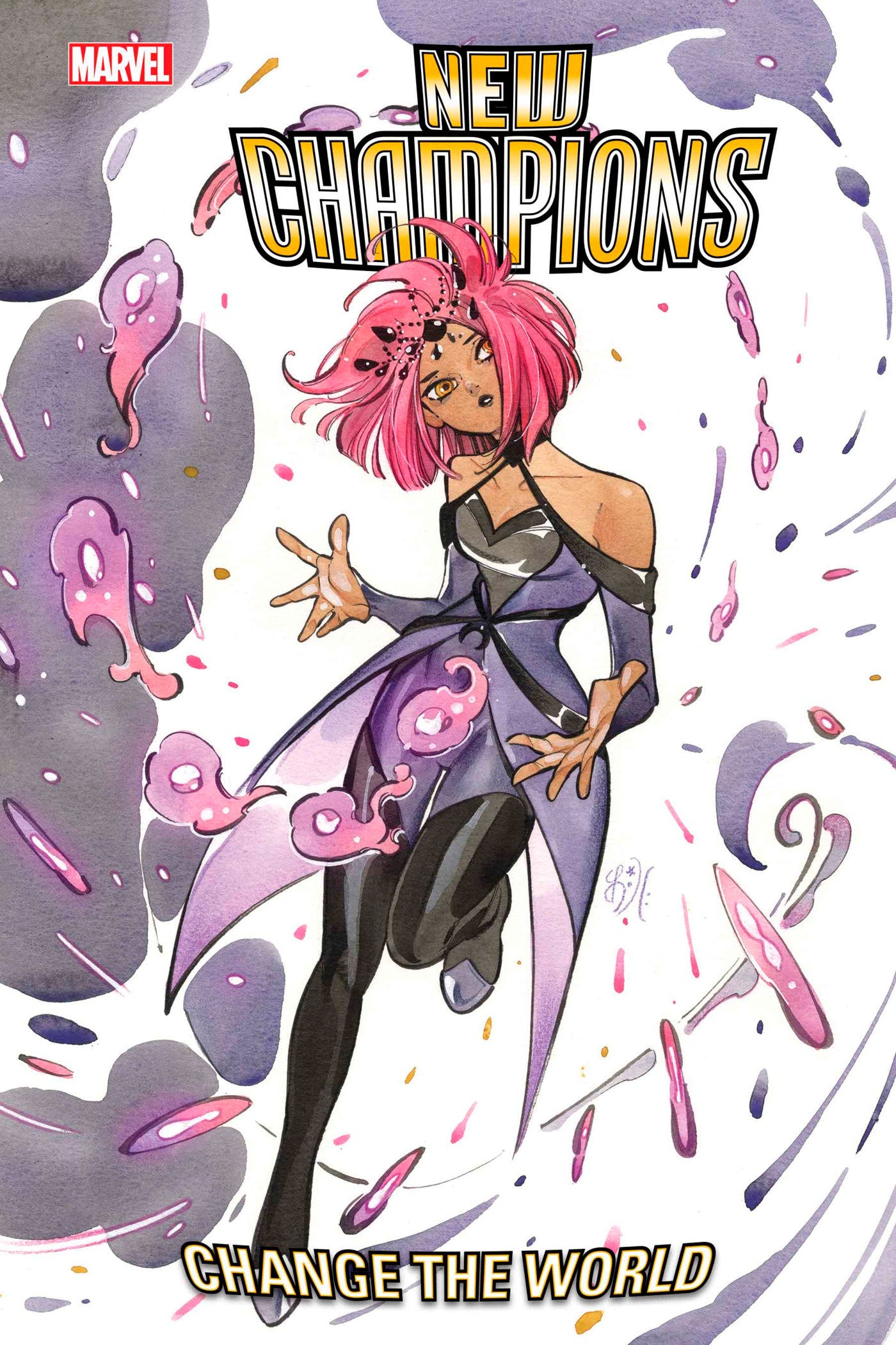 New Champions #1 Peach Momoko Variant | Dragon's Lair Comics and Fantasy Houston TX