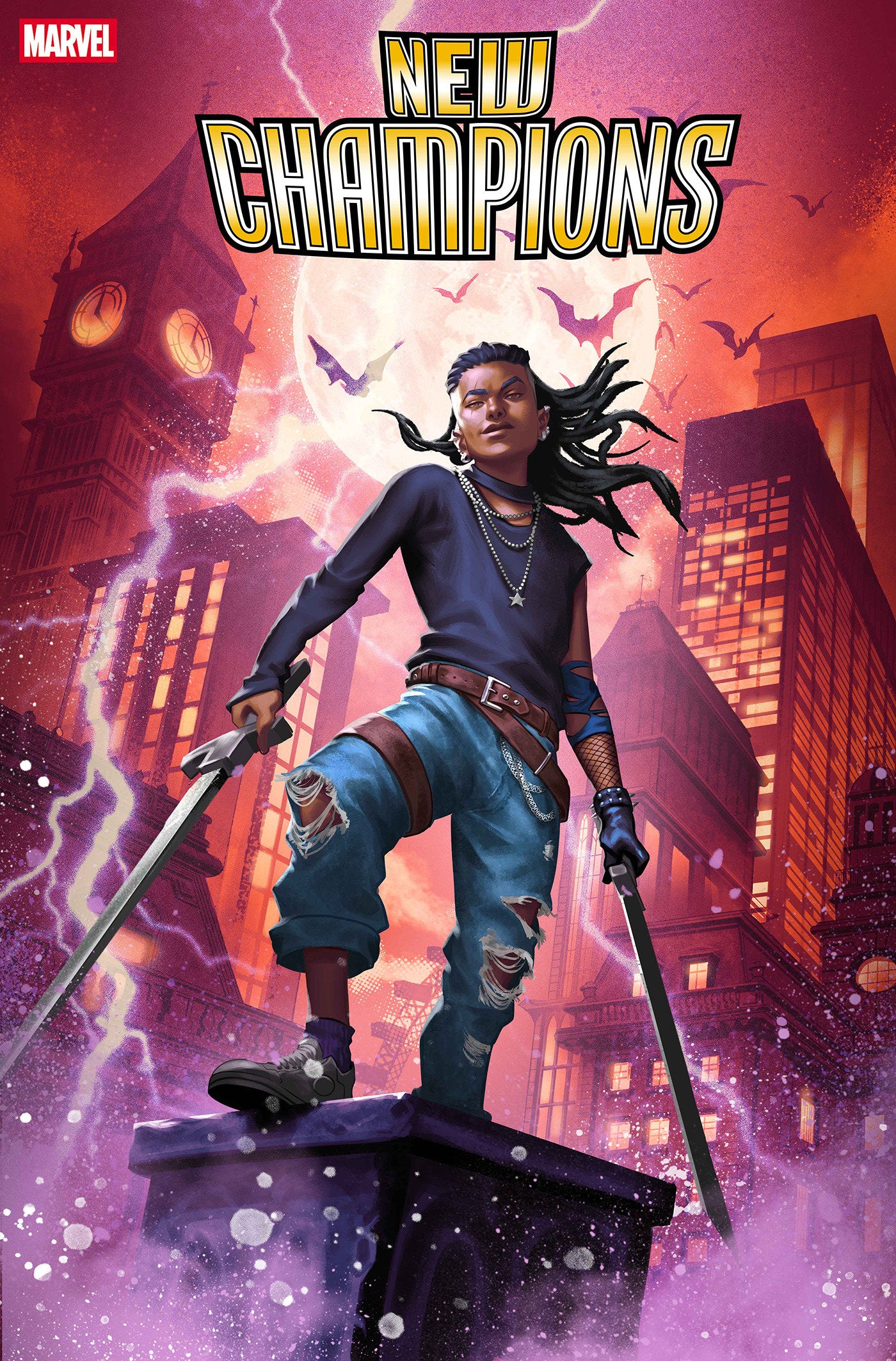 New Champions #7 Mateus Manhanini Nightdrifter First Appearance Variant | Dragon's Lair Comics and Fantasy Houston TX