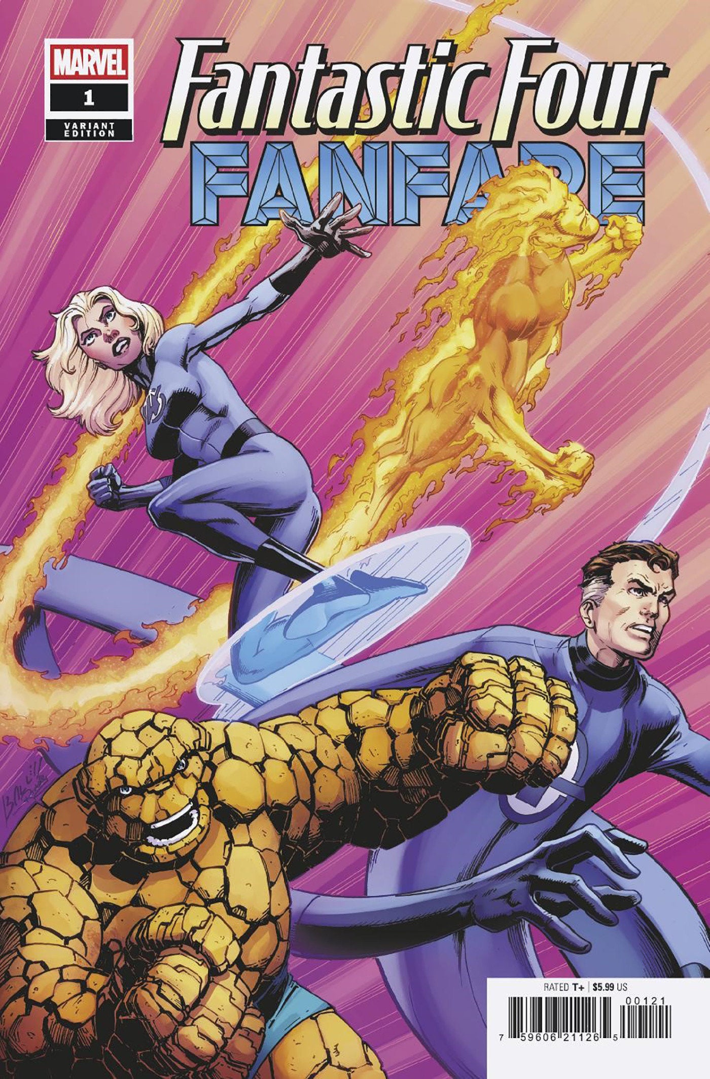 Fantastic Four Fanfare #1 Mark Bagley Variant | Dragon's Lair Comics and Fantasy Houston TX