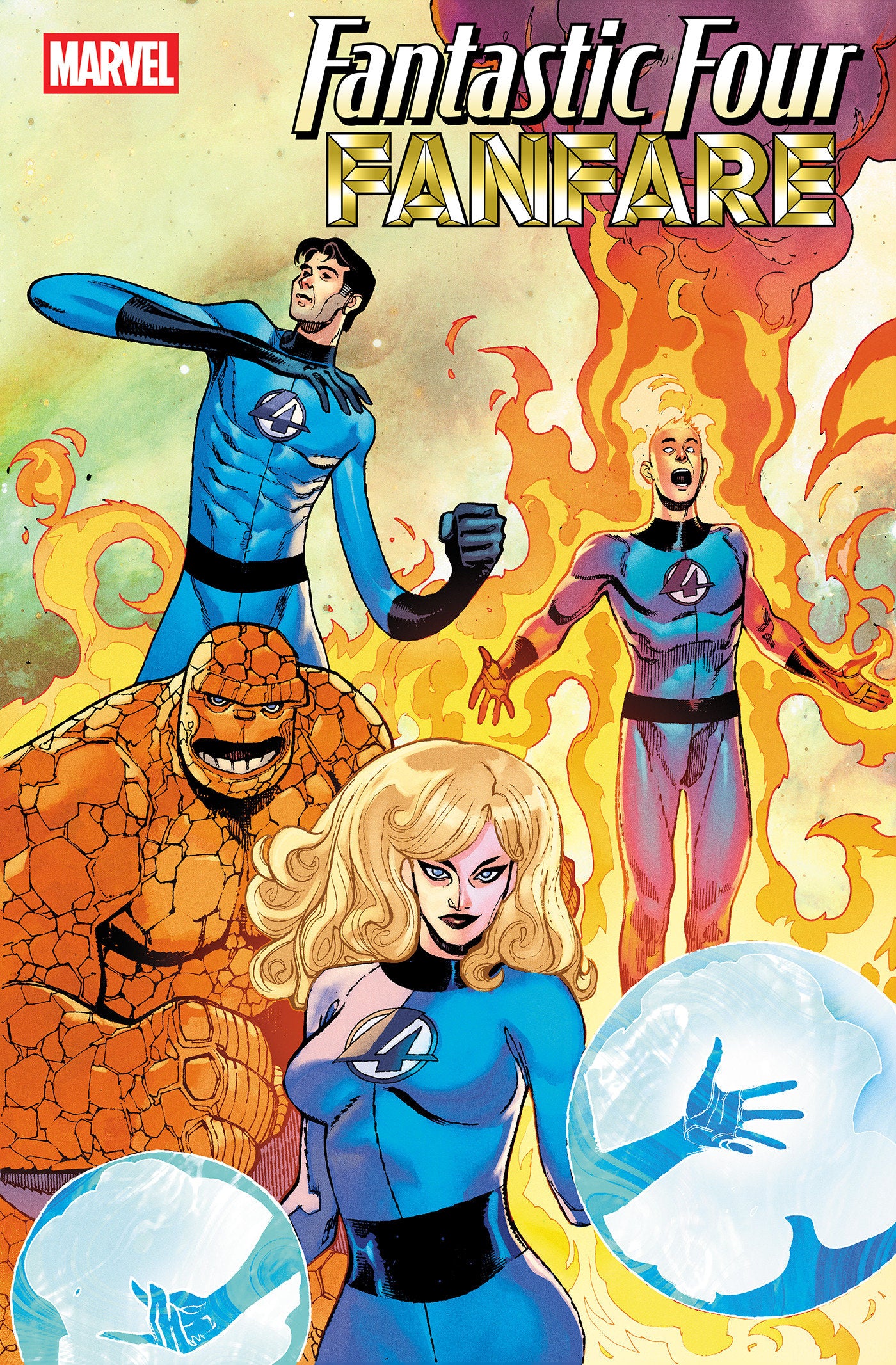 Fantastic Four Fanfare #1 Sara Pichelli Foil Variant | Dragon's Lair Comics and Fantasy Houston TX