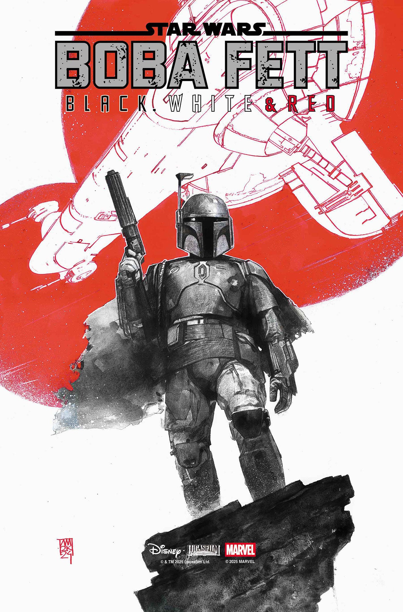 Star Wars: Boba Fett   Black, White & Red #1 | Dragon's Lair Comics and Fantasy Houston TX
