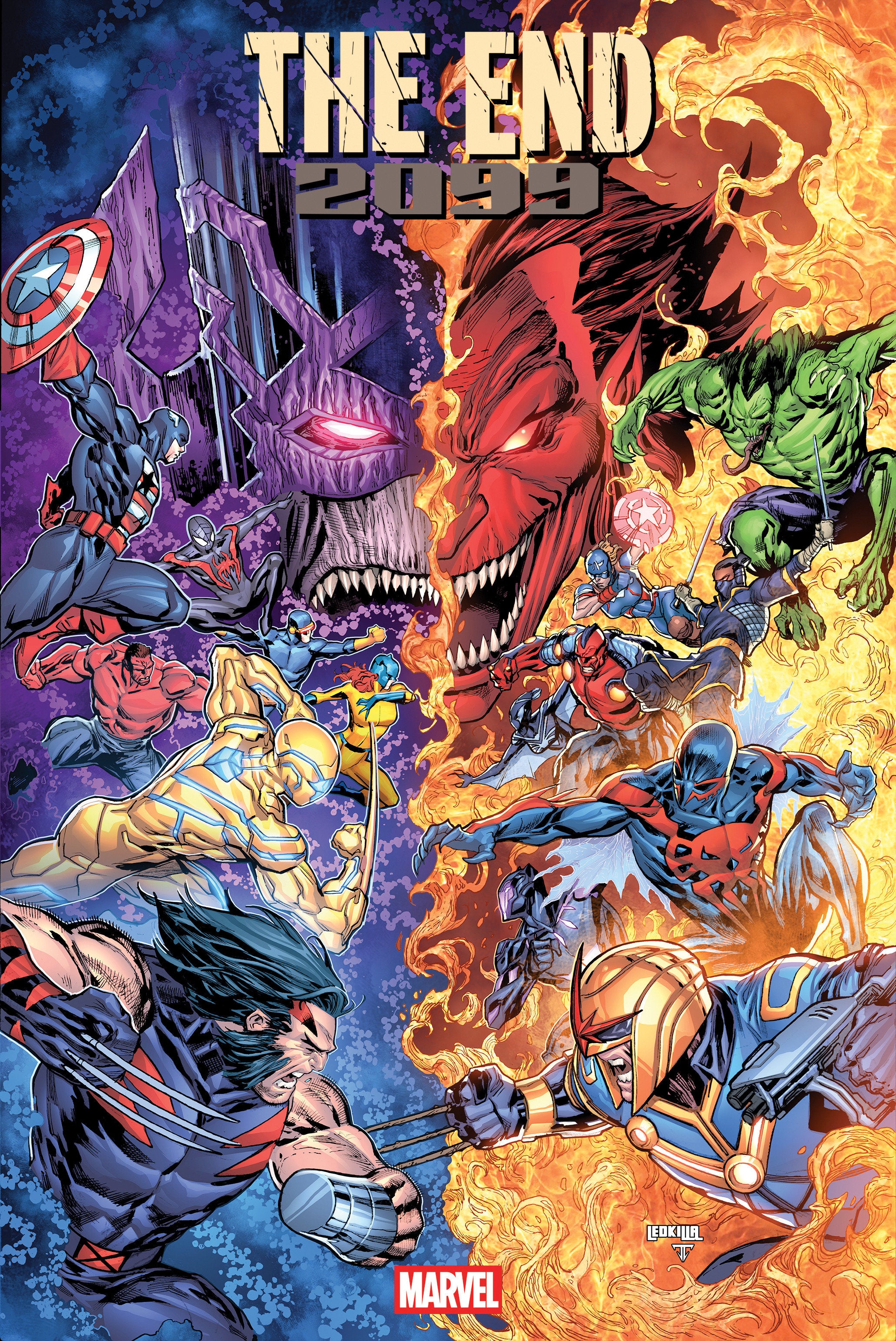 The End 2099 #1 Ken Lashley Battle Variant | Dragon's Lair Comics and Fantasy Houston TX