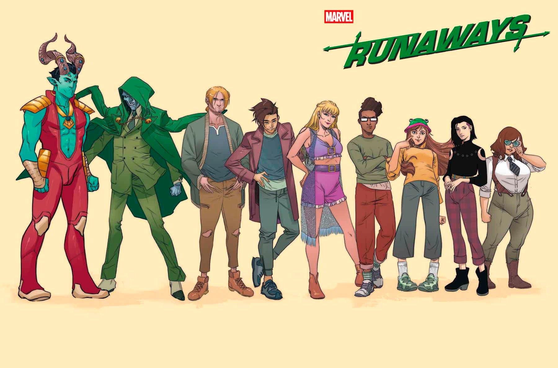 Runaways #1 Elena Casagrande Wraparound Variant [Doom] | Dragon's Lair Comics and Fantasy Houston TX