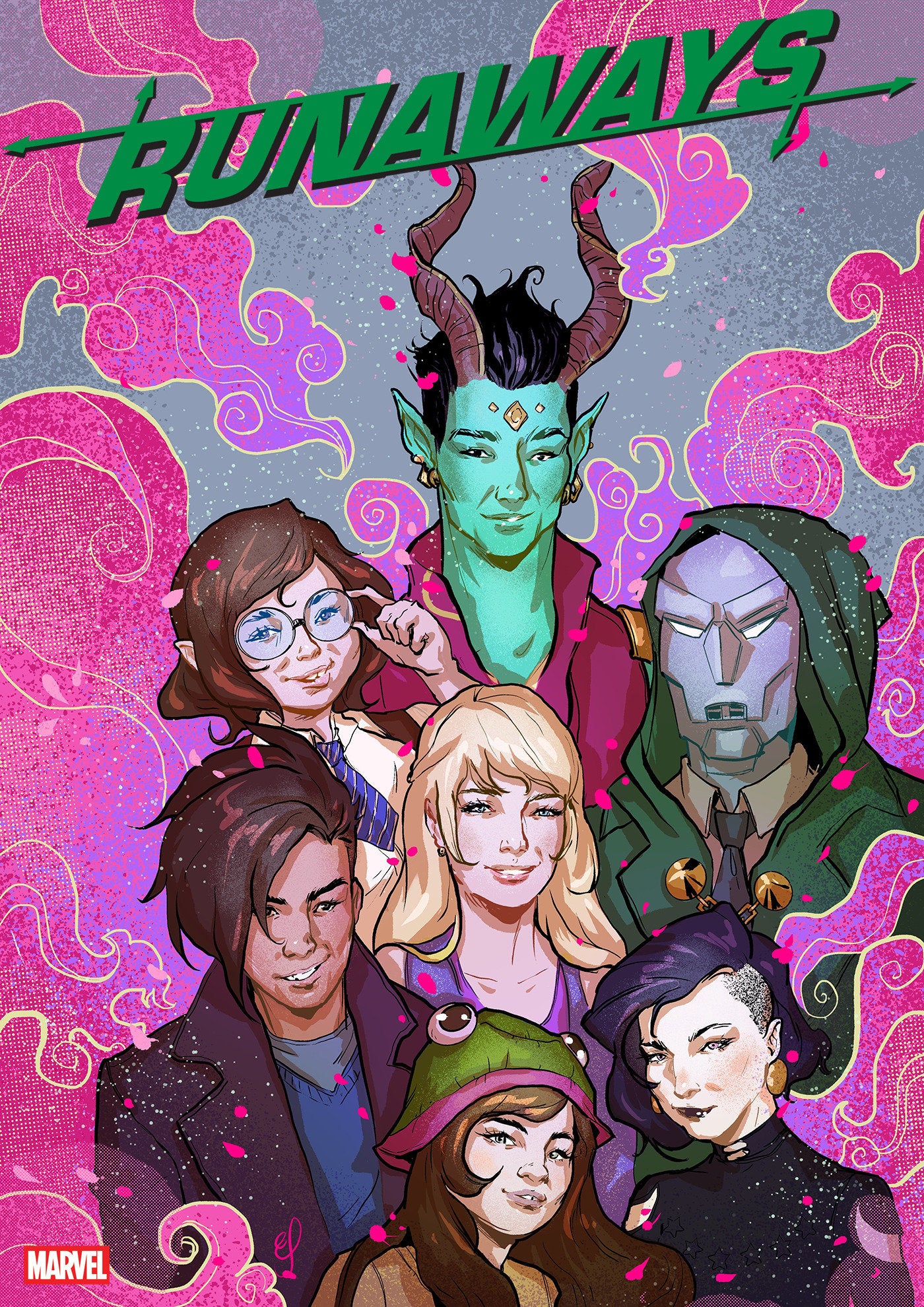 Runaways #4 Ernanda Souza Variant [Doom] | Dragon's Lair Comics and Fantasy Houston TX