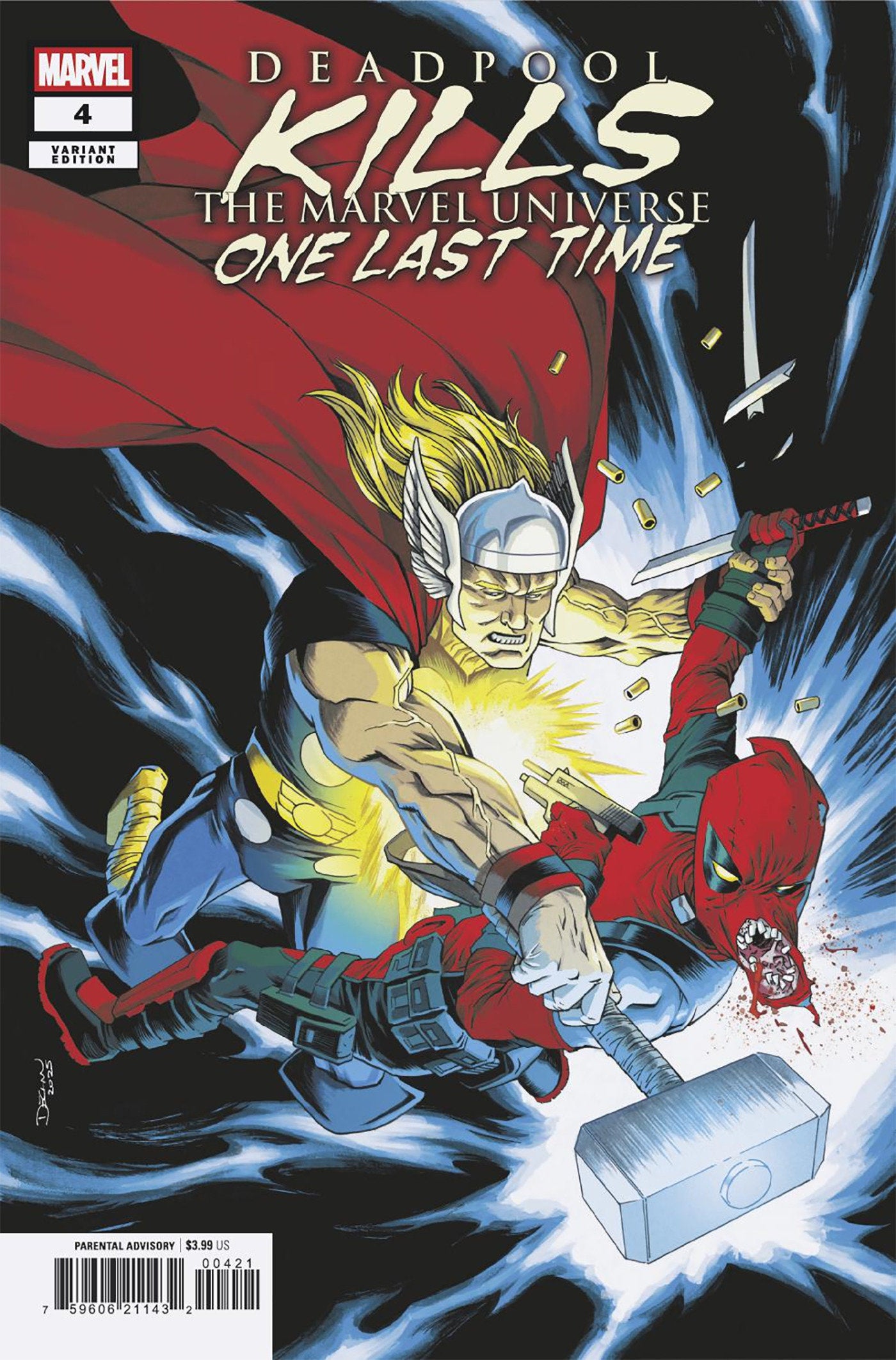 Deadpool Kills The Marvel Universe One Last Time #4 Declan Shalvey Variant | Dragon's Lair Comics and Fantasy Houston TX