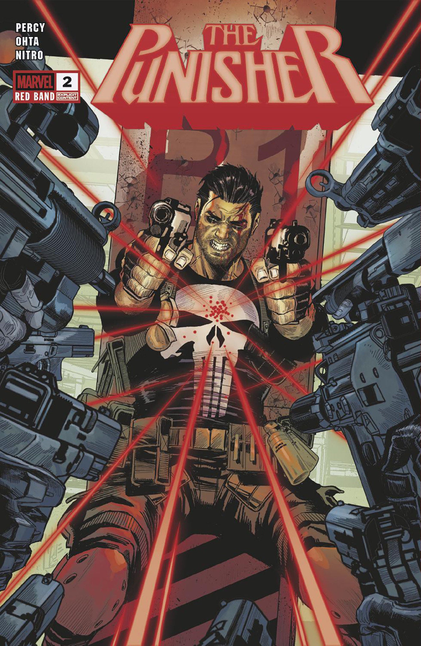Punisher: Red Band #2 Marco Checchetto 2 Nd Printing Variant [Polybagged] | Dragon's Lair Comics and Fantasy Houston TX