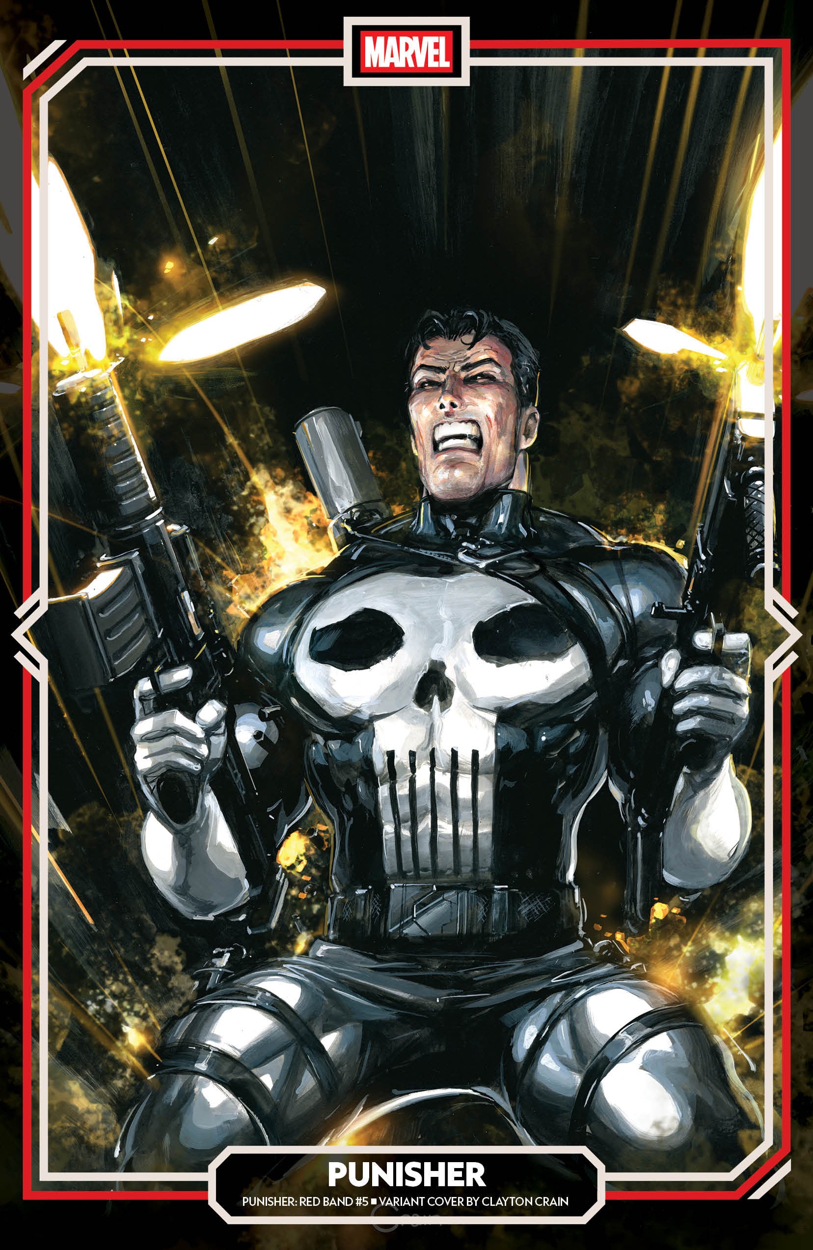 Punisher: Red Band #5 Clayton Crain Variant [Polybagged] | Odin's Lair