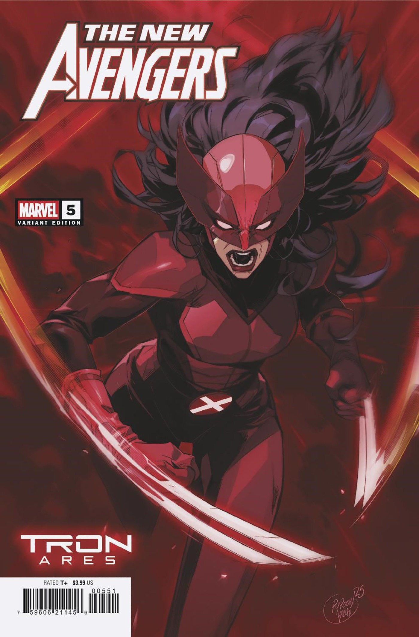 New Avengers #5 Hicham Habchi Tron: Ares Variant | Dragon's Lair Comics and Fantasy Houston TX