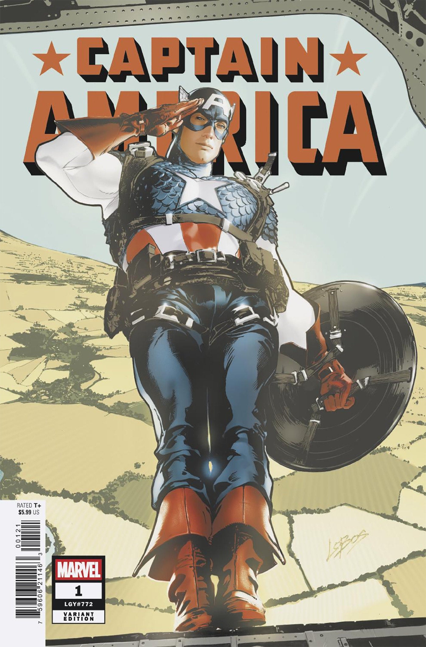 Captain America #1 Pablo Villalobos Variant | Dragon's Lair Comics and Fantasy Houston TX