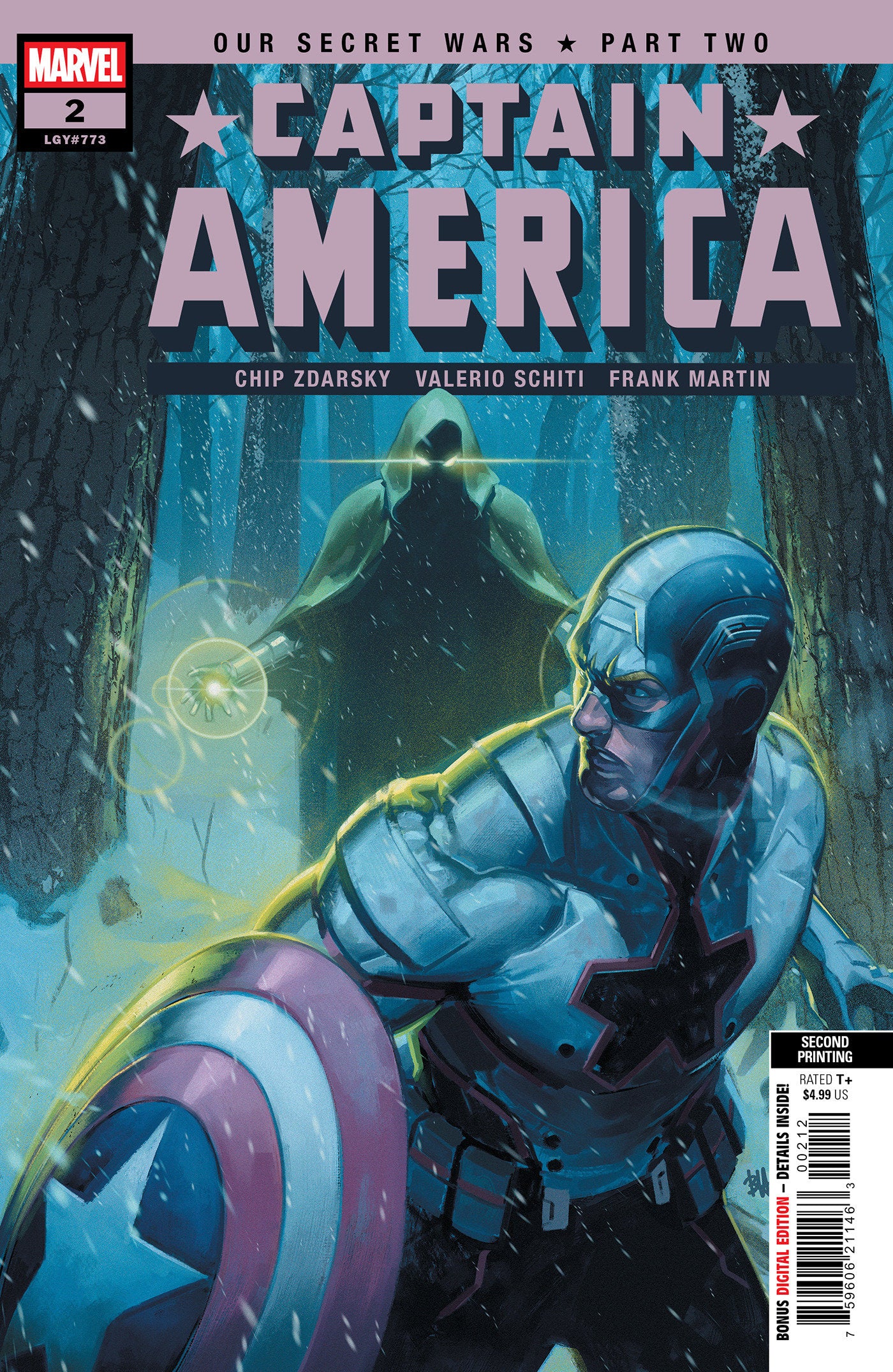 Captain America #2 Ben Harvey 2 Nd Printing Variant | Dragon's Lair Comics and Fantasy Houston TX