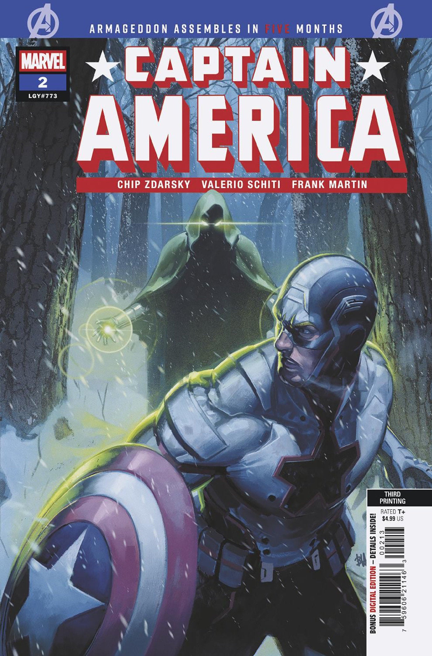 Captain America #2 Ben Harvey 3rd Printing Variant | Odin's Place
