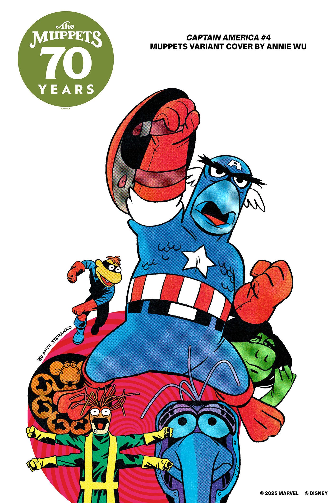 Captain America #4 Annie Wu Muppets Variant | Dragon's Lair Comics and Fantasy Houston TX