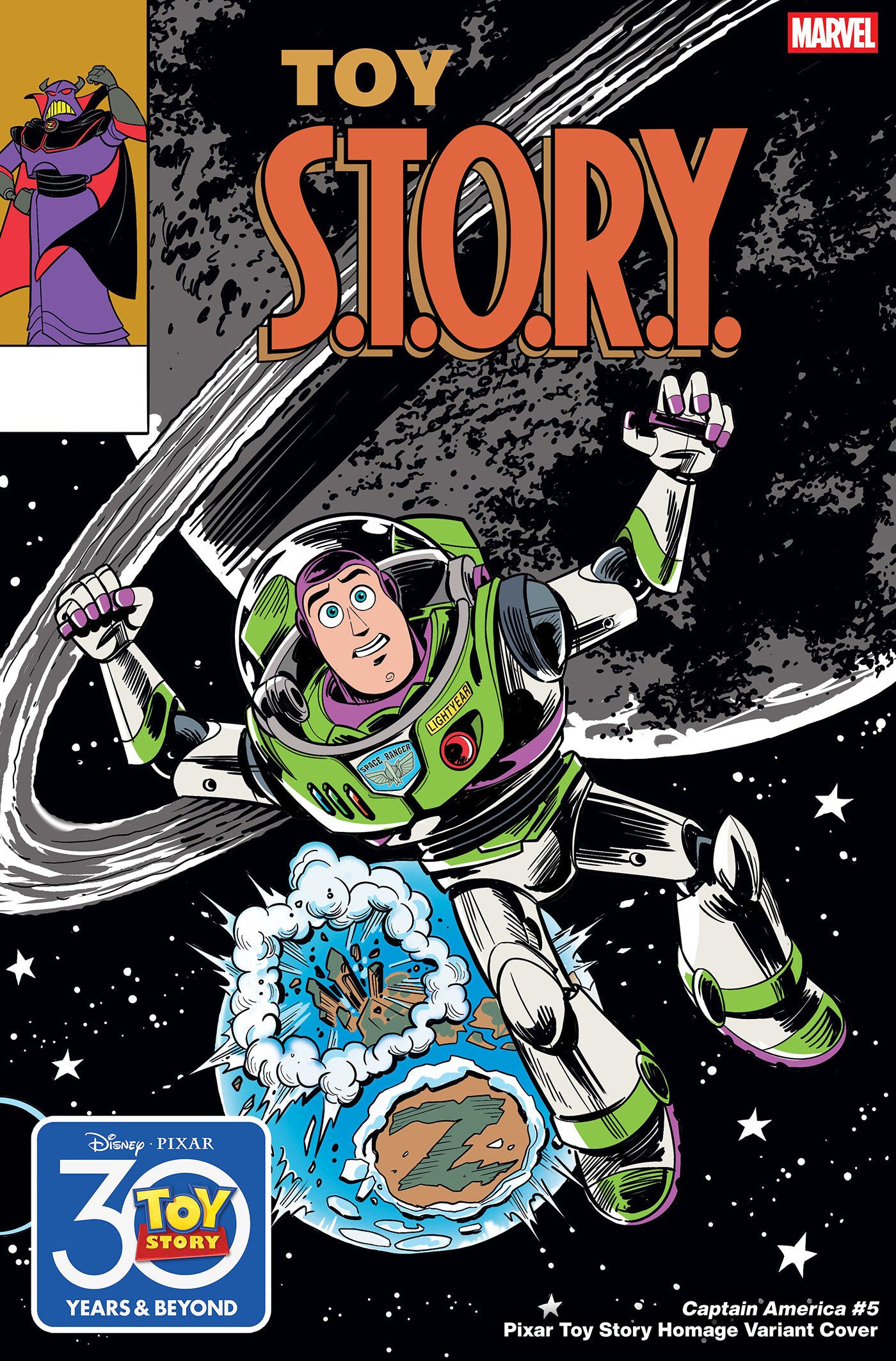 Captain America #5 Marco Forcelloni Pixar Toy Story Homage Variant | Dragon's Lair Comics and Fantasy Houston TX