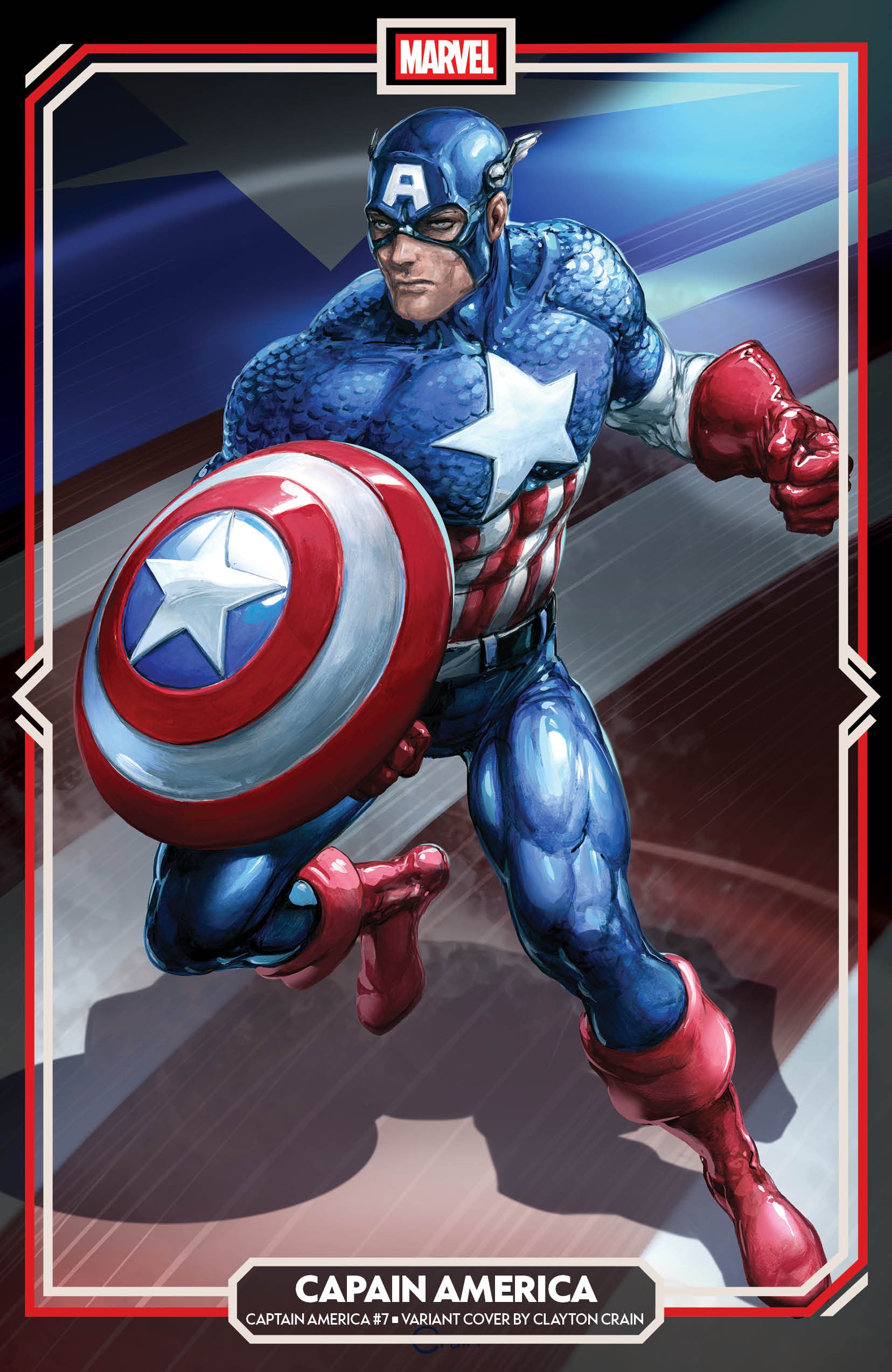 Captain America #7 Clayton Crain Variant | Odin's Place