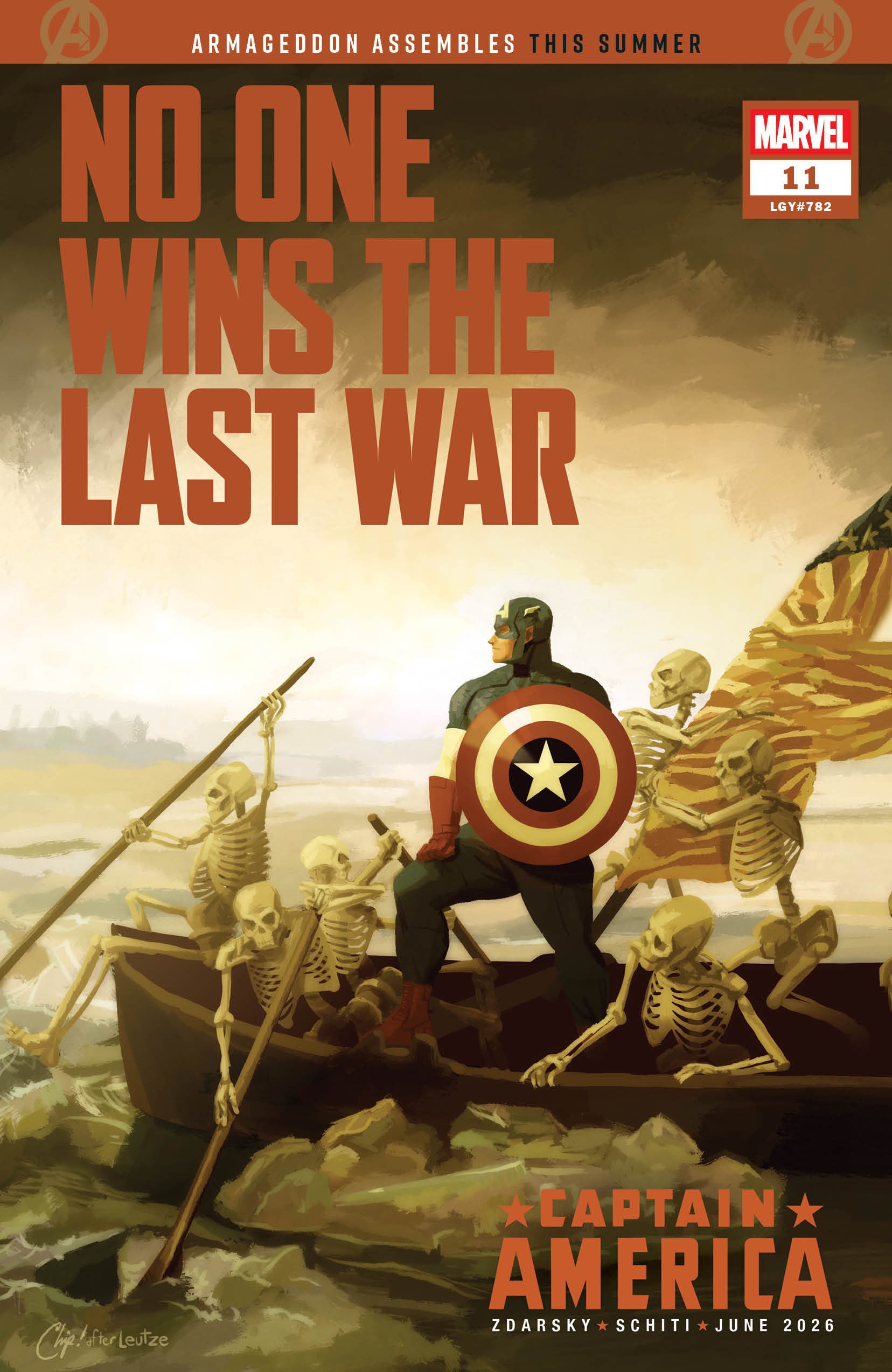 Captain America #11 Chip Zdarsky Foreshadow Variant | Odin's Place
