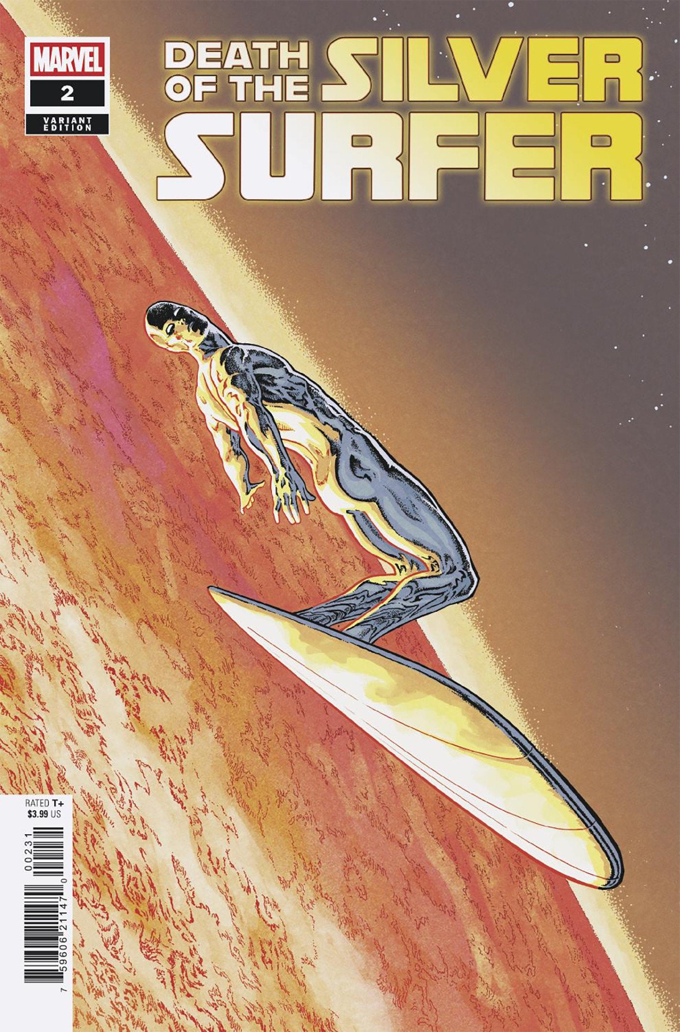 Death Of The Silver Surfer #2 Aaron Kuder Variant | Dragon's Lair Comics and Fantasy Houston TX