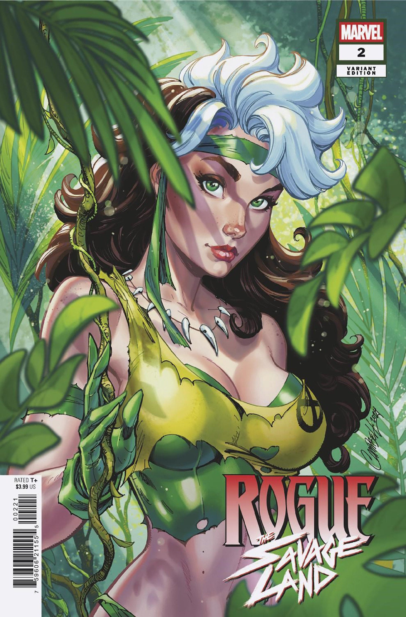 Rogue The Savage Land #2 (Of 5) J Scott Campbell Variant | Dragon's Lair Comics and Fantasy Houston TX