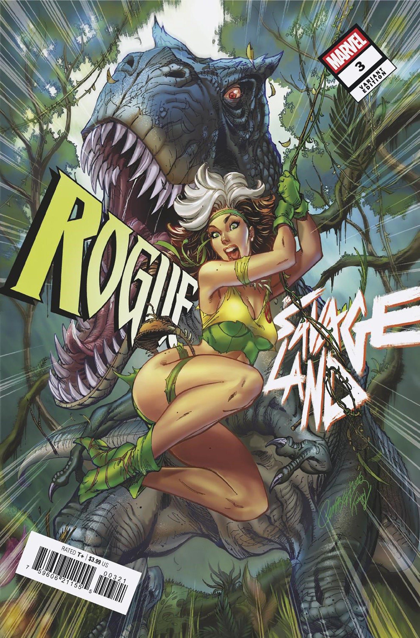 Rogue: The Savage Land #3 J. Scott Campbell Variant | Dragon's Lair Comics and Fantasy Houston TX