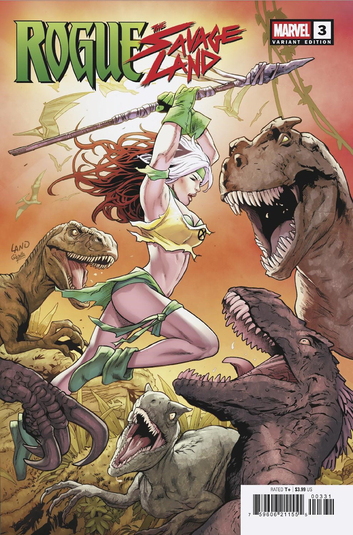 Rogue: The Savage Land #3 Greg Land Variant | Dragon's Lair Comics and Fantasy Houston TX
