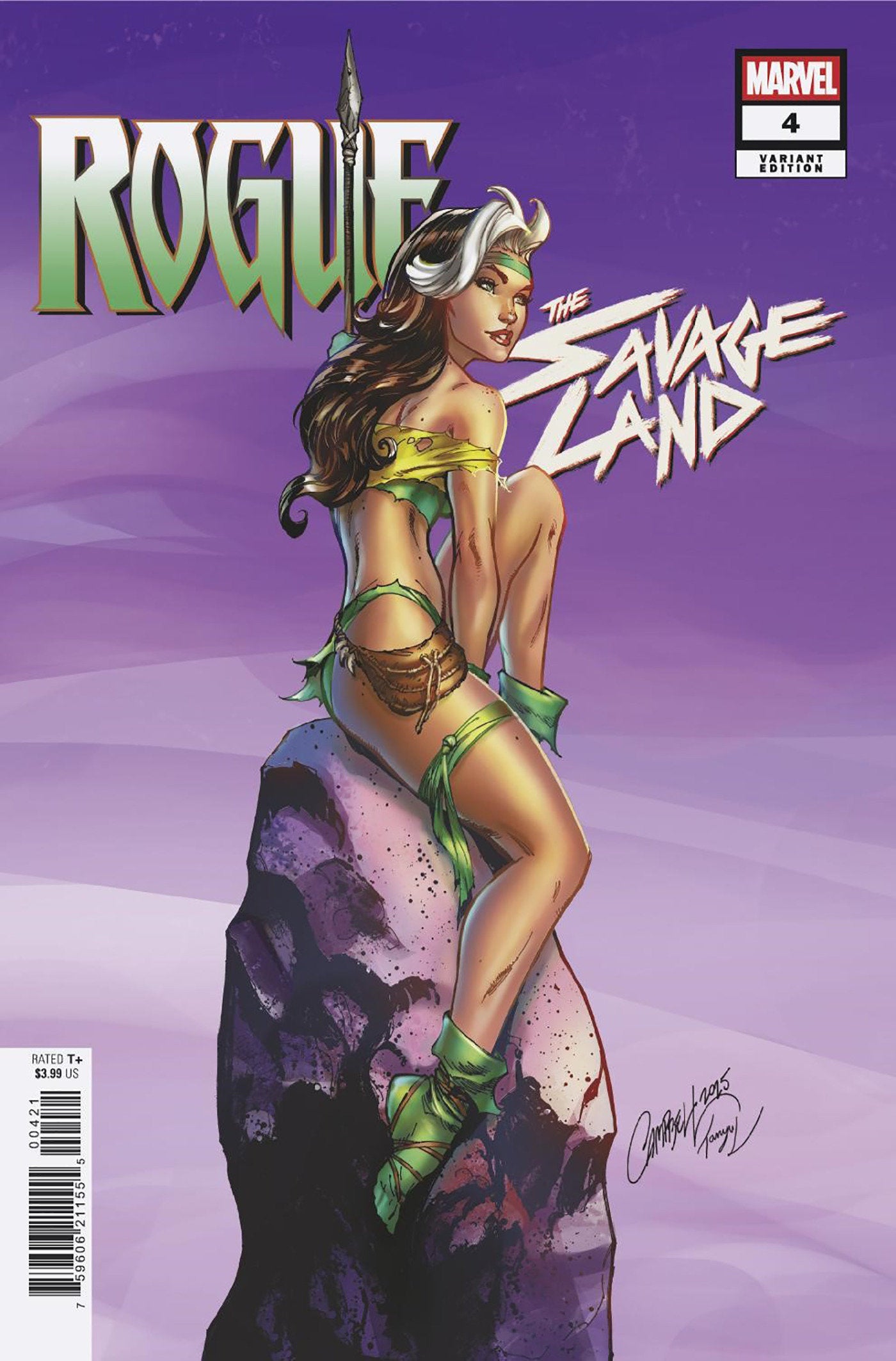 Rogue: The Savage Land #4 J. Scott Campbell Variant | Dragon's Lair Comics and Fantasy Houston TX
